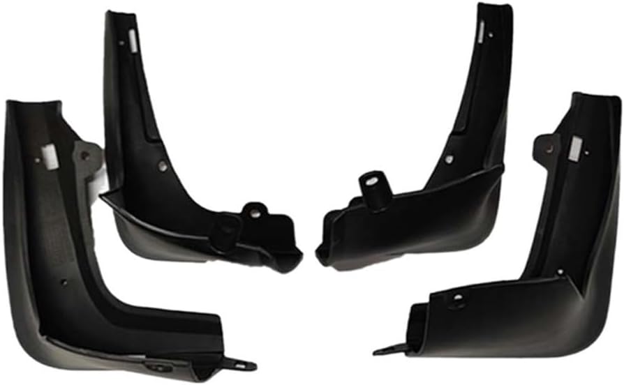 Accessories Mudguards Splash Guards Fender Flare Front Rear Wheels 4Pcs Car Stying Mudflap Compatible with Tesla Model S 2013~2016 2014 2015