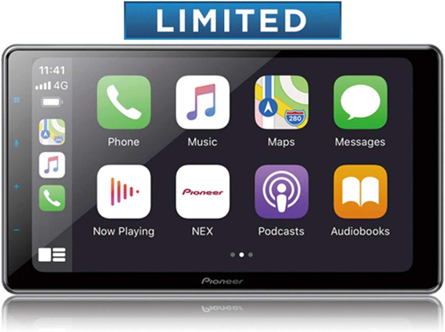 Pioneer DMH-WT7600NEX 1-DIN Digital Media Receiver w/Floating 9 inches Display (Renewed)