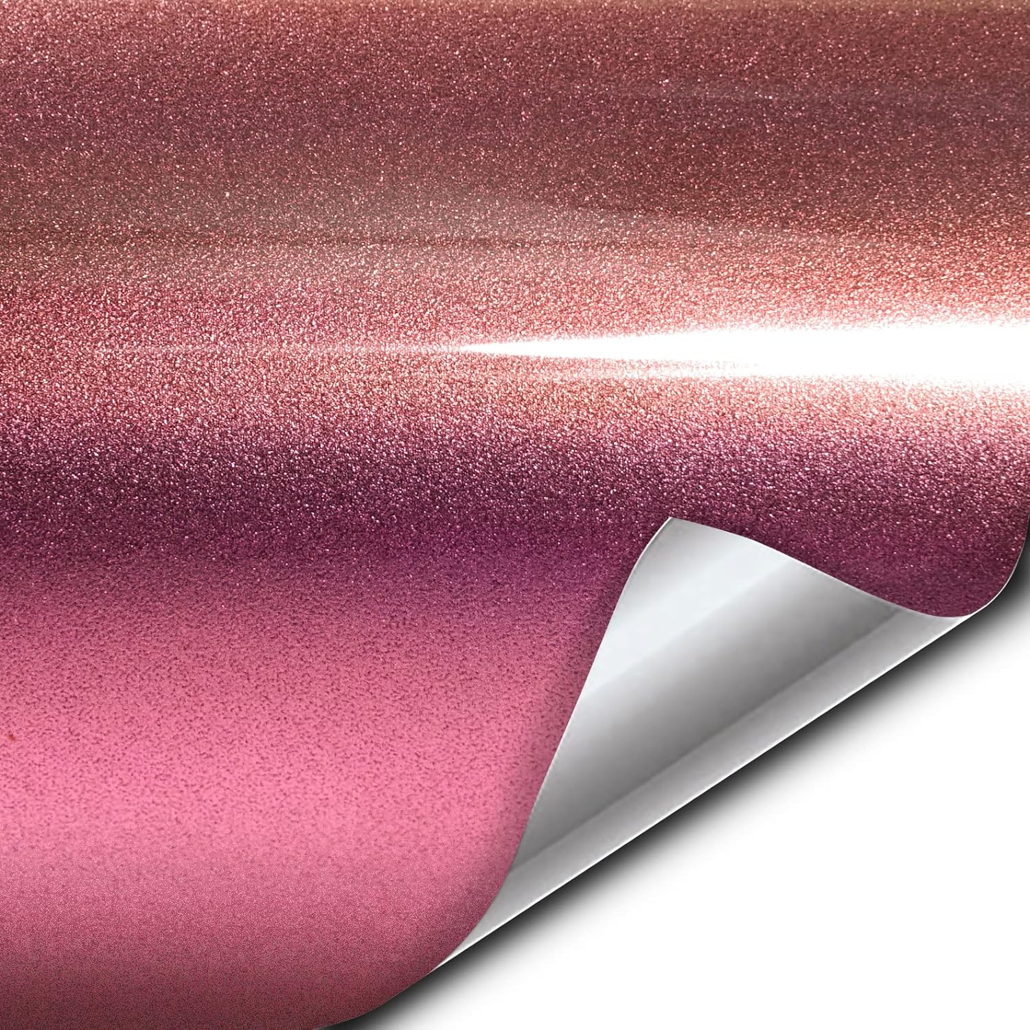 VVIVID XPO Gloss Liquid Metal Pink Vinyl Car Wrap Film (100ft x 5ft (Bulk Wrap Kit))