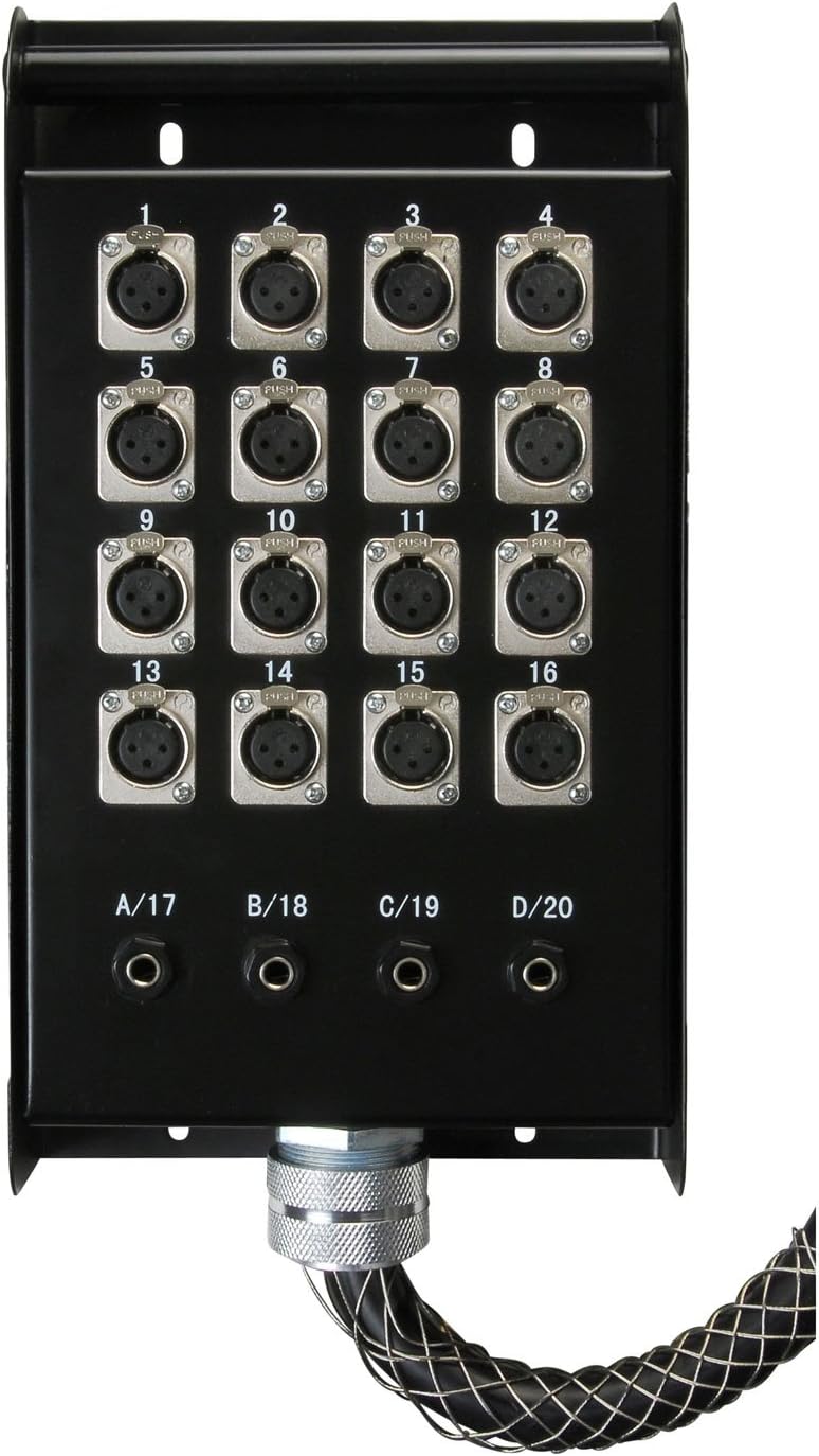 Talent SS164XQ150 Stage Snake 16x4 XLR Send TRS Return 150 ft.