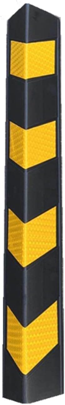 Garage Wall Protection L-Shape Corner Guard, Reflective Wall Edge Protector, Car Parking Warehouse Parking Columns(Black,20pcs)