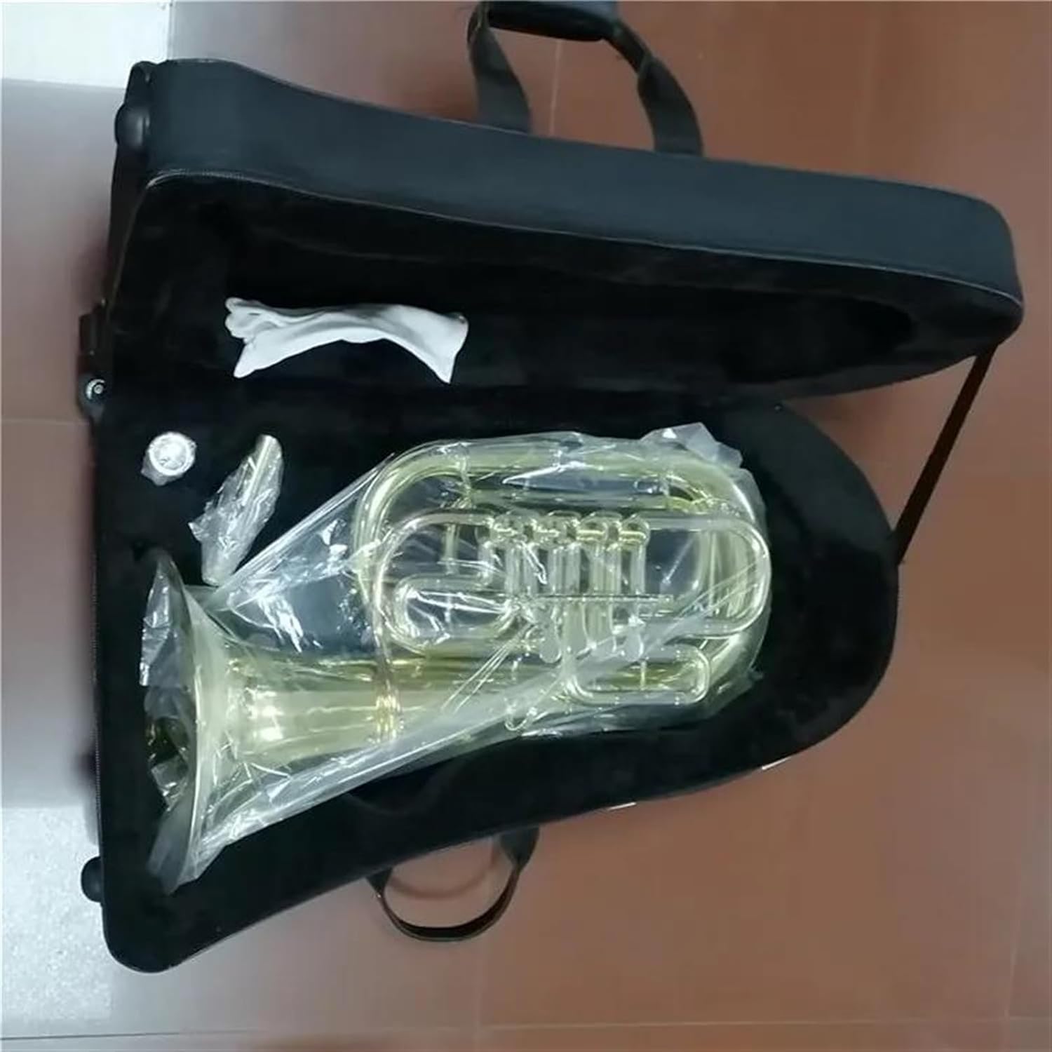 Beginner euphonium Gold Lacquer Rotary Euphonium 4 VALVE Tone C/Bb