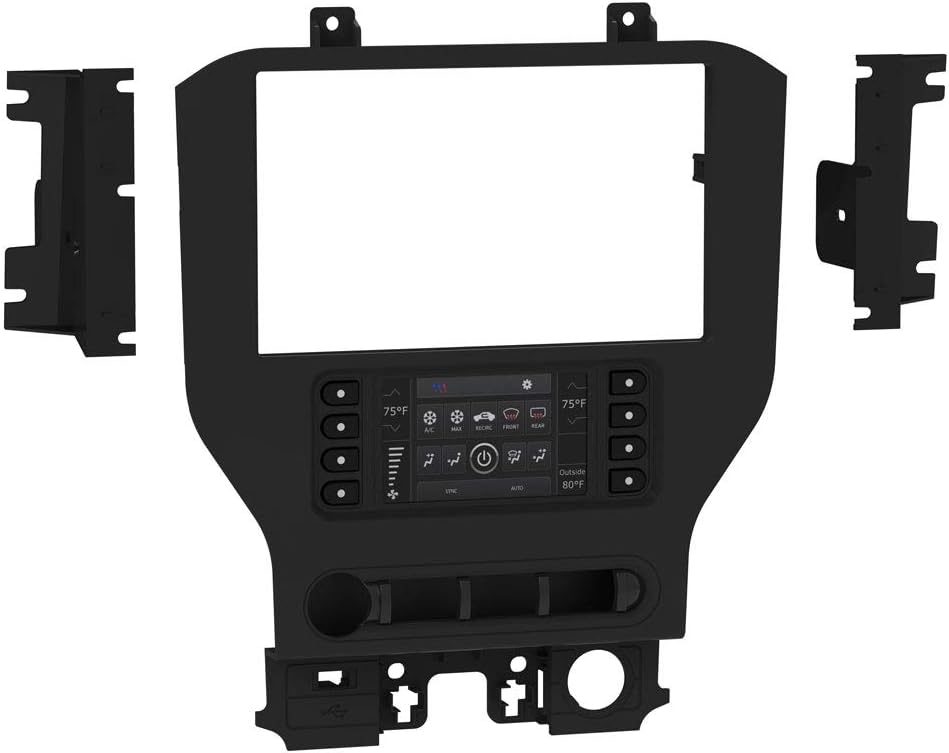 Metra 108-FD5CH Double DIN Car Stereo Dash Kit for Select 2015-Up Ford Mustang for Pioneer's DMH-C5500NEX Multimedia Receiver