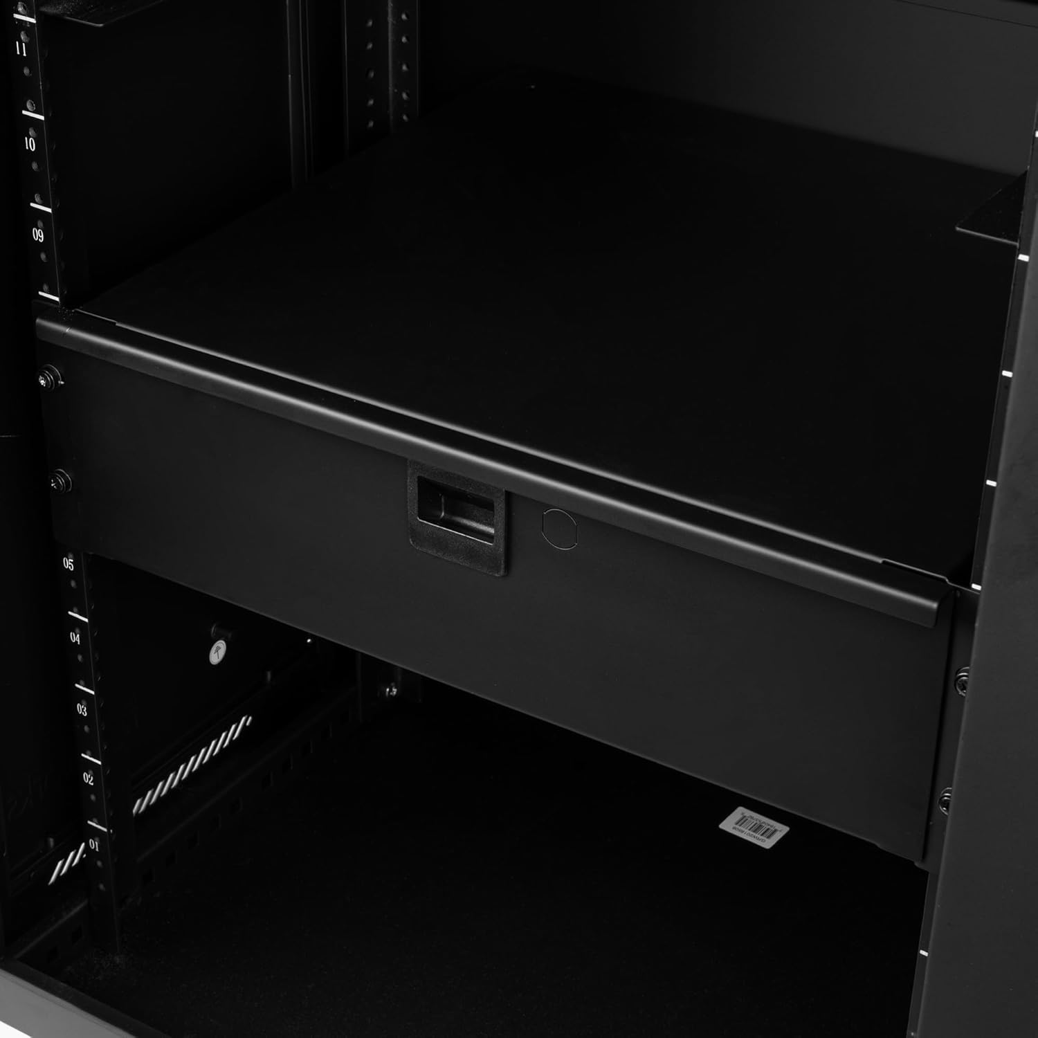 Gator Rackworks Standard 3U Rack Mount Drawer with Foam Interior and Lock, 14.2