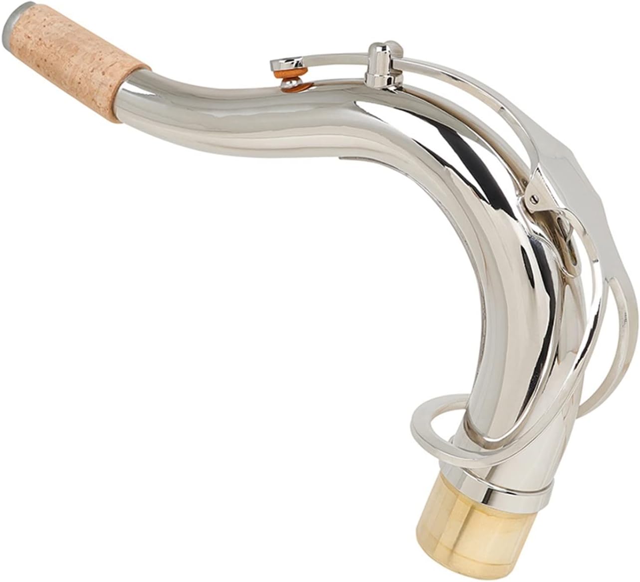 Saxophone Parts Tenor Saxophone Bent Neck Brass Material Sax Replacement Parts Nozzle Woodwind Instrument Accessories