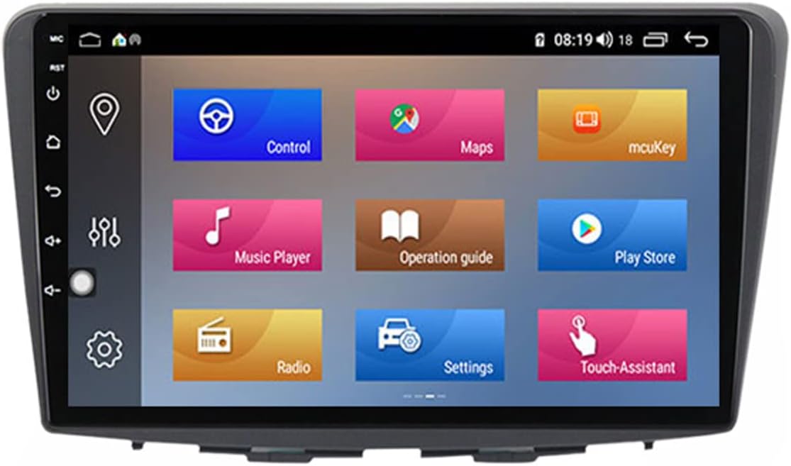 Double Din Android Car Stereo 9 Inch Touchscreen Car Radio Bluetooth FM Radio for Suzuki Baleno 2015-2018 Support GPS Navigation/WiFi/SWC/Mirroring Link/Backup Camera