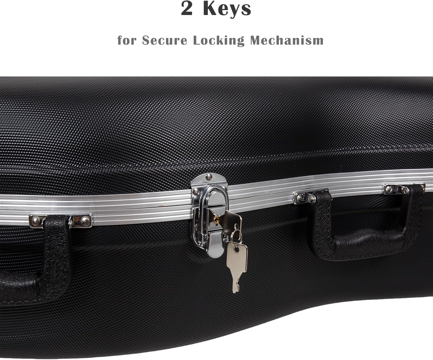 Crossrock ABS Hard Cello Case for 4/4 & 3/4 | Matte Black Diamond Texture, Commuter-Ready Design with Wheels – Scratch-Resistant Daily Protection