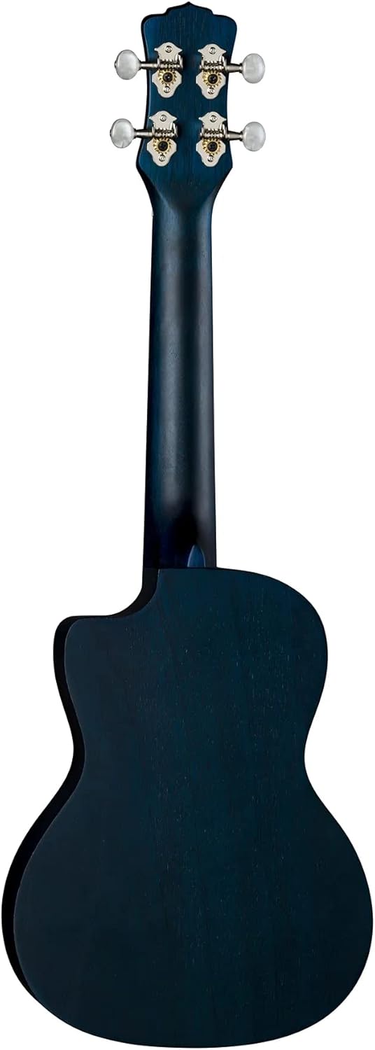 Luna Concert Ukulele with Gig Bag, Great Wave Graphic