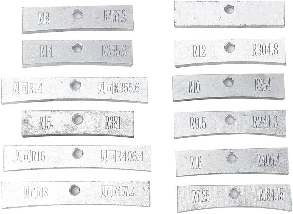 Electric Guitar Repair Tools, Fretboard Press Caul Inserts, Multiple Sizes Silver - Durable Craftsmanship, Easy Accurate Fretting for Guitar and Bass Luthiers