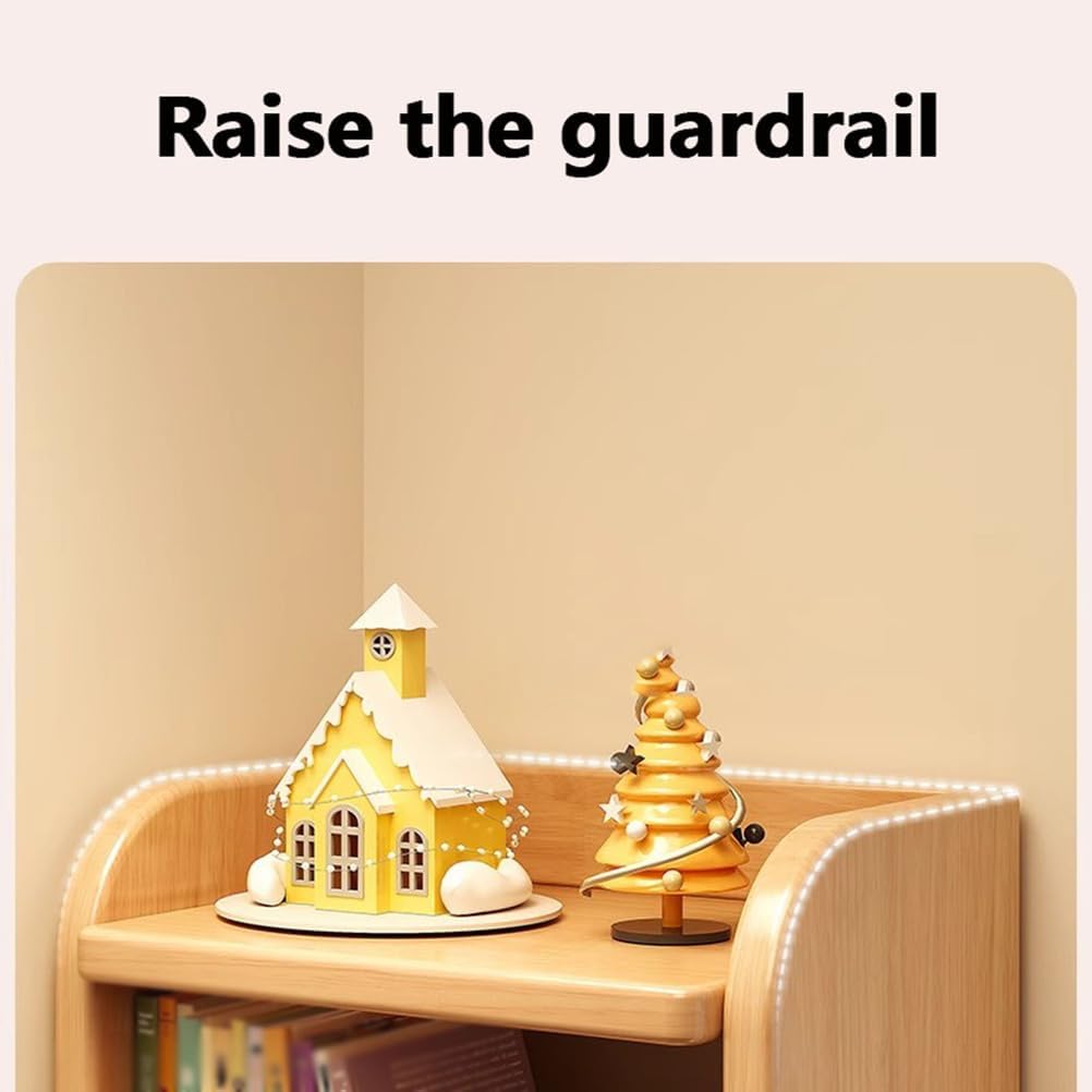 Narrow Storage Organizer Bookshelf Solid Wood Bookcases with Open Display Shelves for Toys and Books Space-Saving Wall Mount Narrow Book Shelf,80 * 30 * 100cm