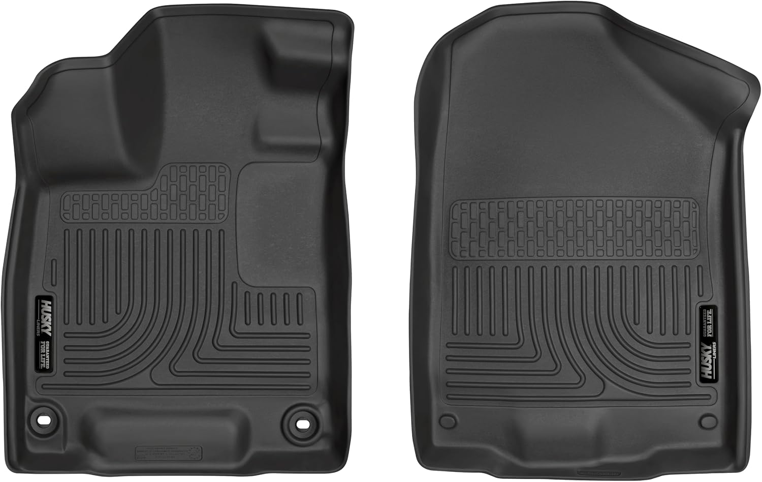 Husky Liners X-act Contour Floor Mats | Fits 2017-2025 Honda Ridgeline | Front Row, 2-pc Black - 54471