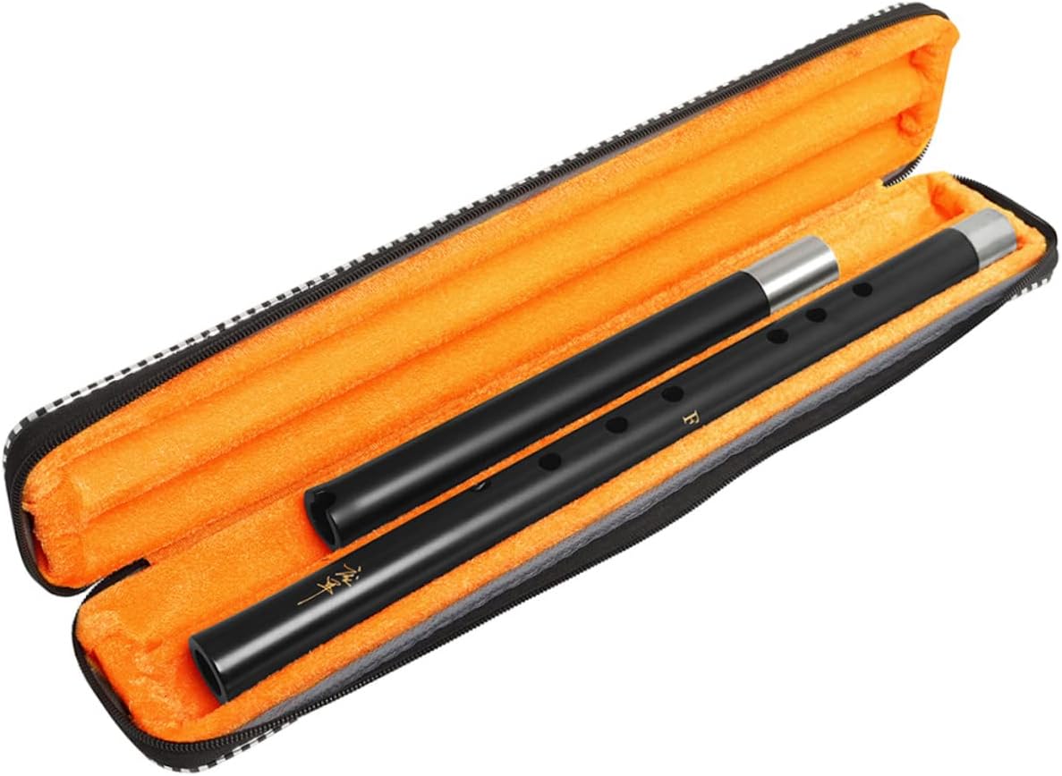 Sosoport Chinese Flute Musical Instrument for Beginners Vertical Blowing Flute Key Excellent Tone Compact for Music Lovers