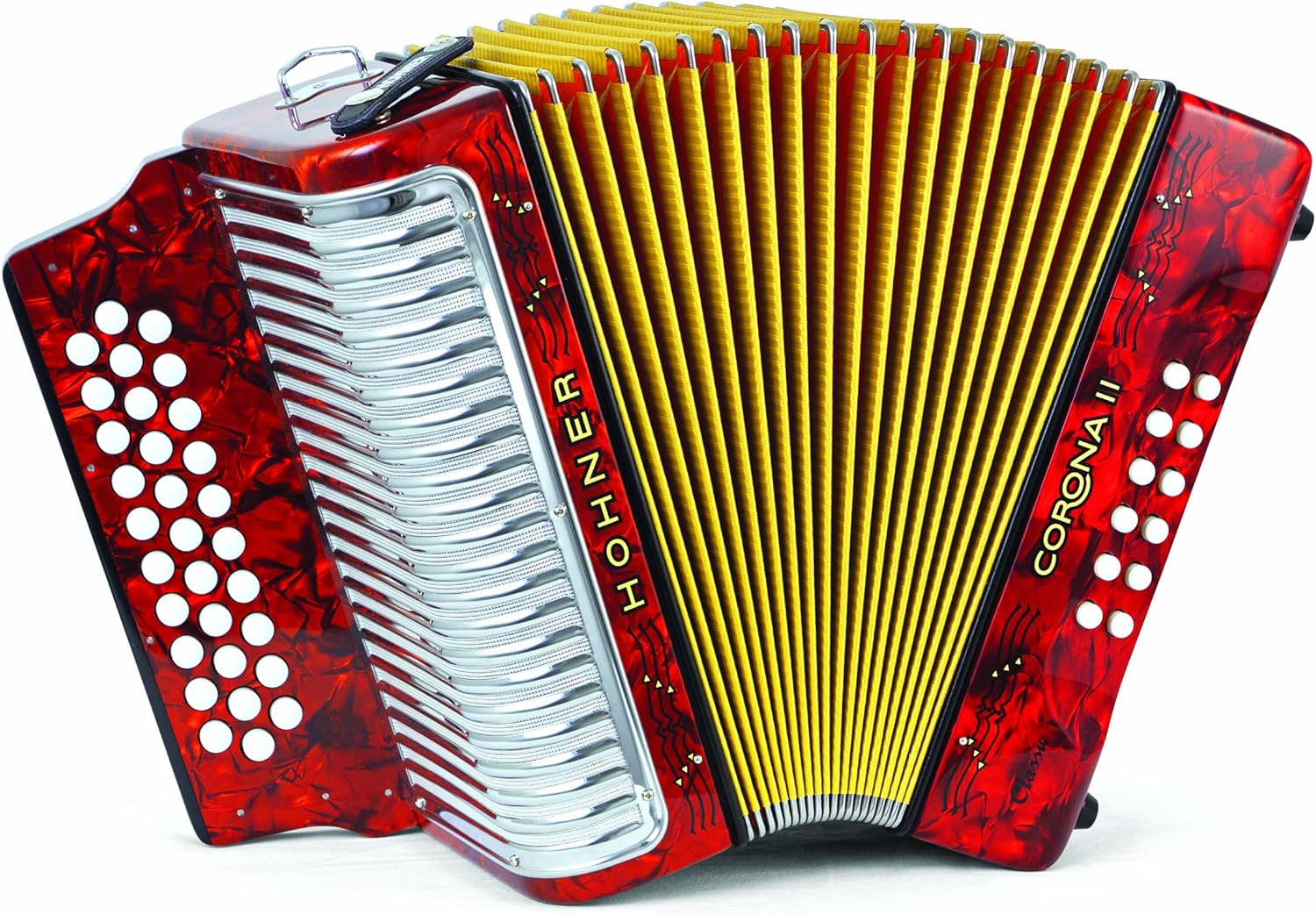 Hohner 3523FR 15.5-Inch 43-Key Accordion