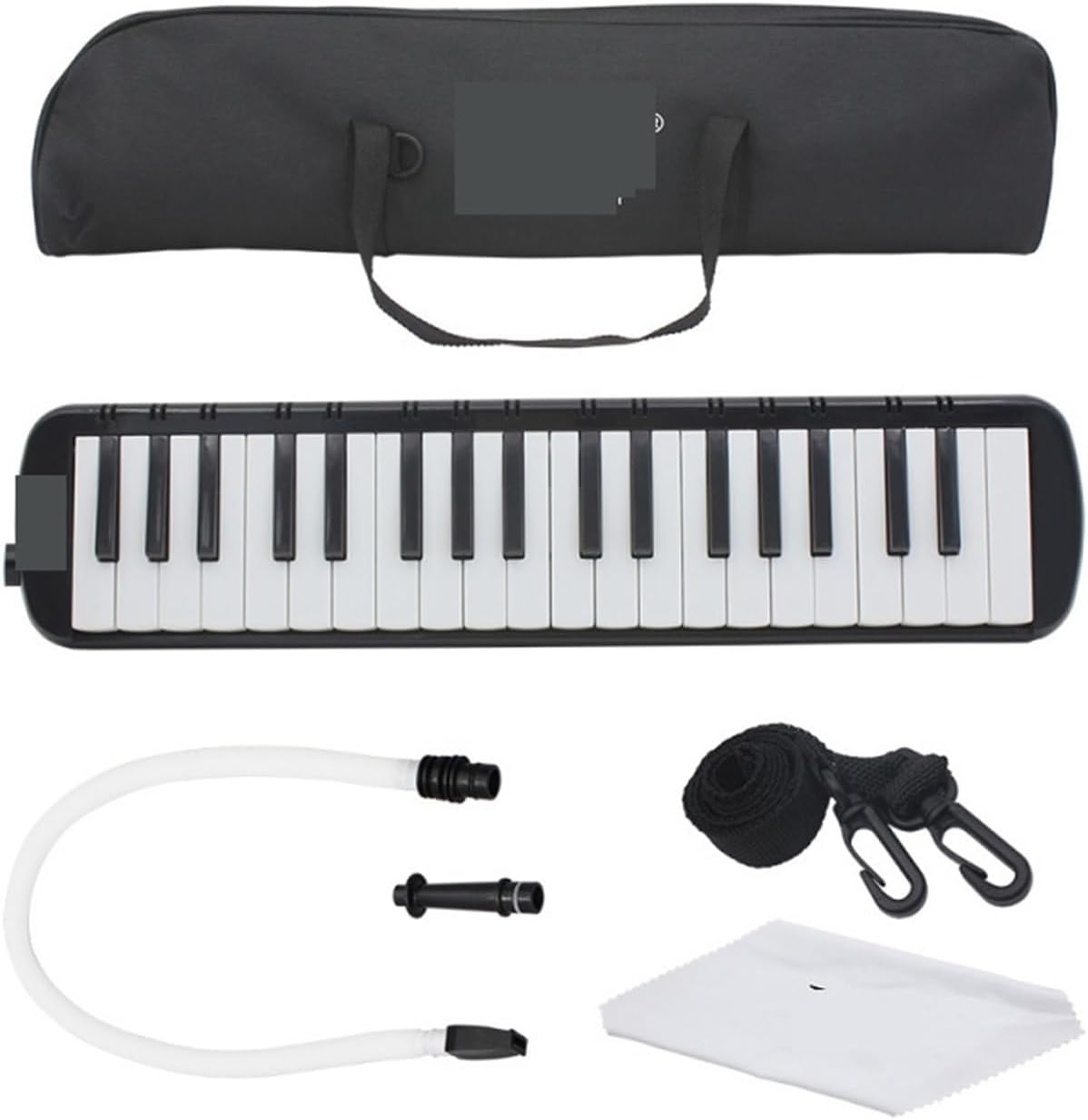 Melodica 37 Piano Keys Melodica Pianica Musical Instrument with Carrying Bag for Students Beginners Kids