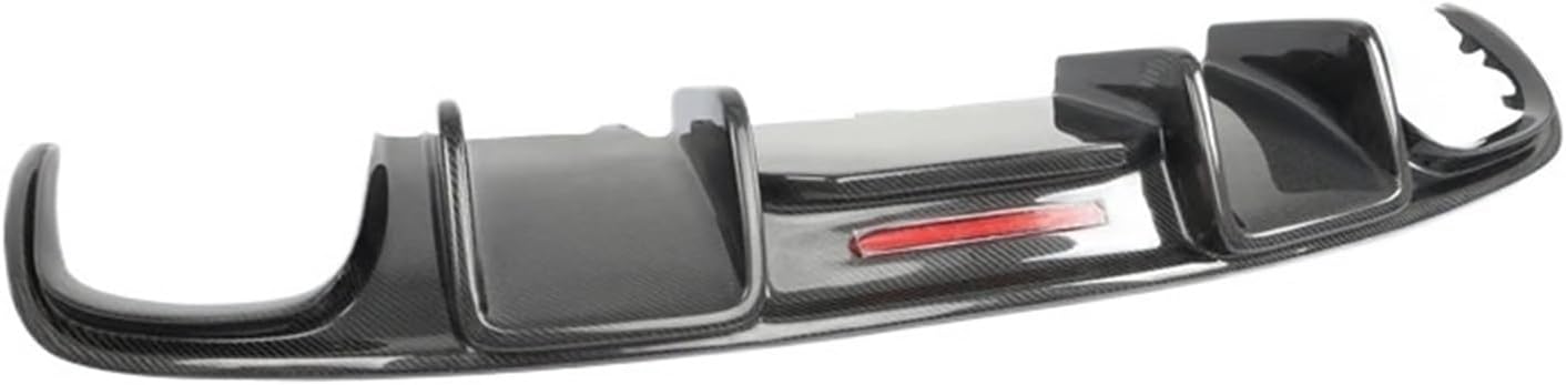 compatible for Au-di A3 S3 2014 2015 2016 Carbon Fiber Rear Lip Spoiler Bumper Diffuser Car Accessories