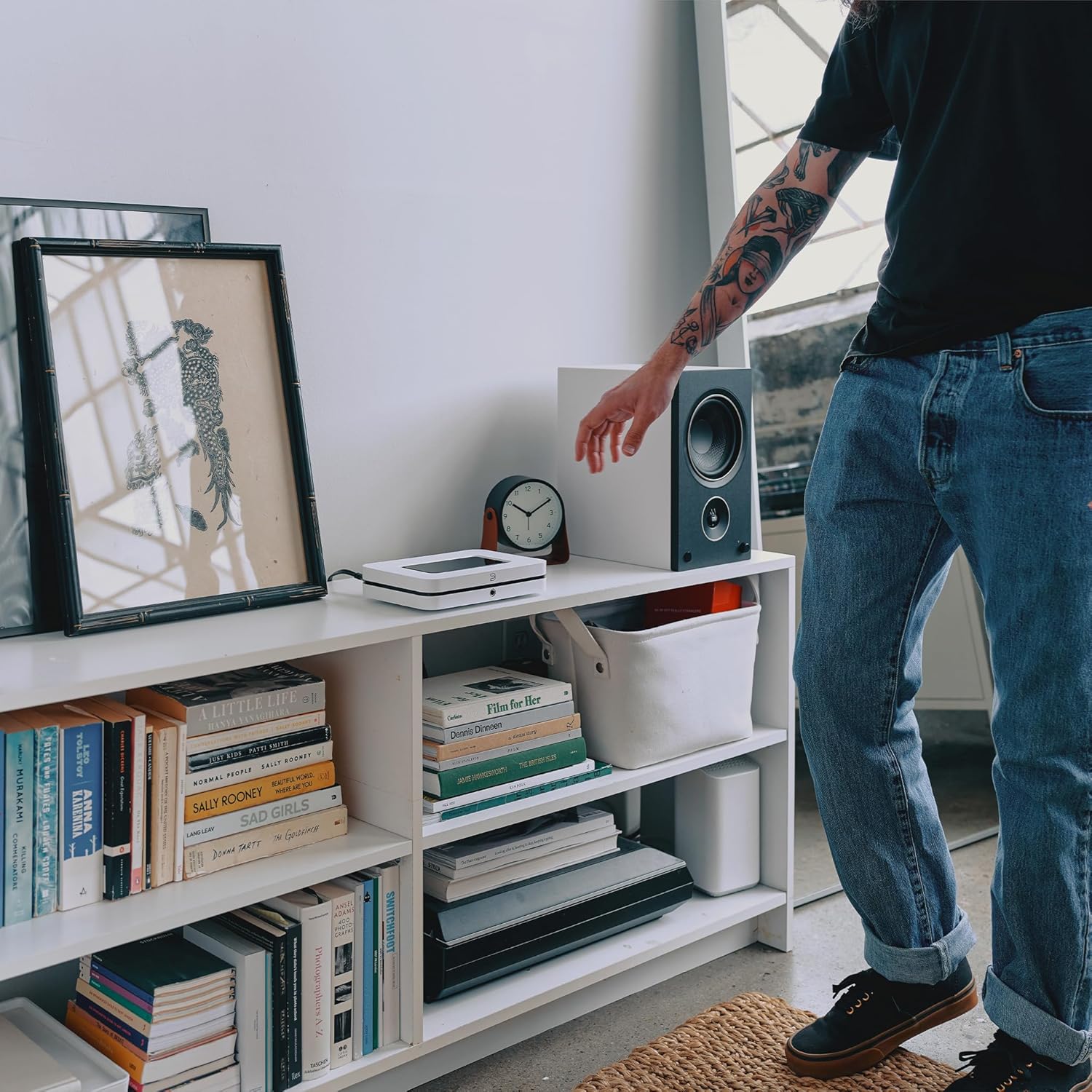 Bluesound Node Performance Multi-Room Hi-Res Wireless Music Streamer (2024 Model) - White