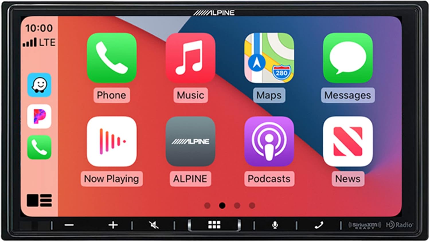 Alpine iLX-407 Shallow Chassis 7-Inch Multimedia Receiver with Apple Carplay and Android Auto