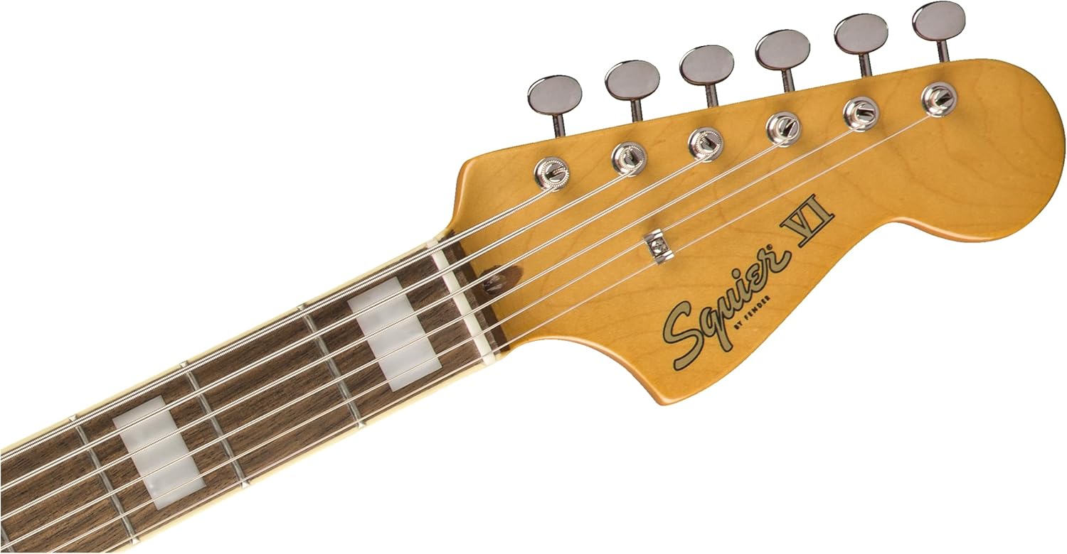 Squier Classic Vibe 6-String Bass VI, 3-Color Sunburst, Laurel Fingerboard