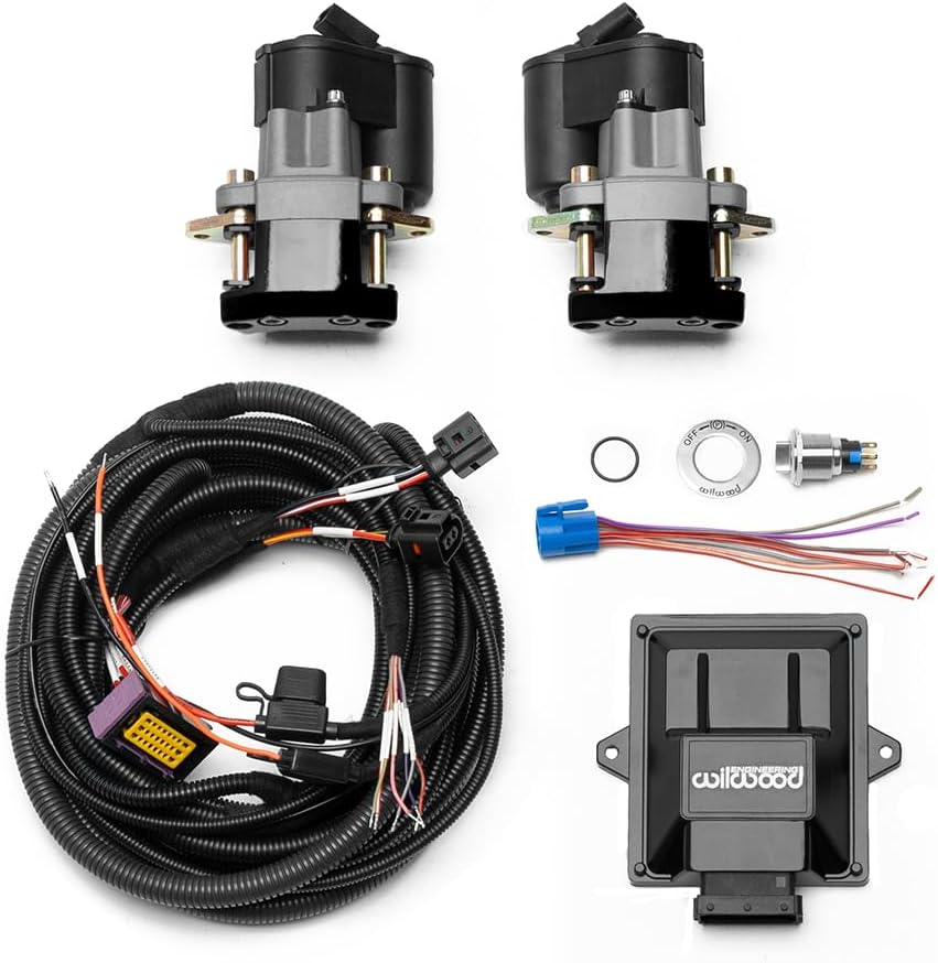 Wilwood Electronic Parking Brake Rear Retrofit Kit - 0.810in Rotor Black