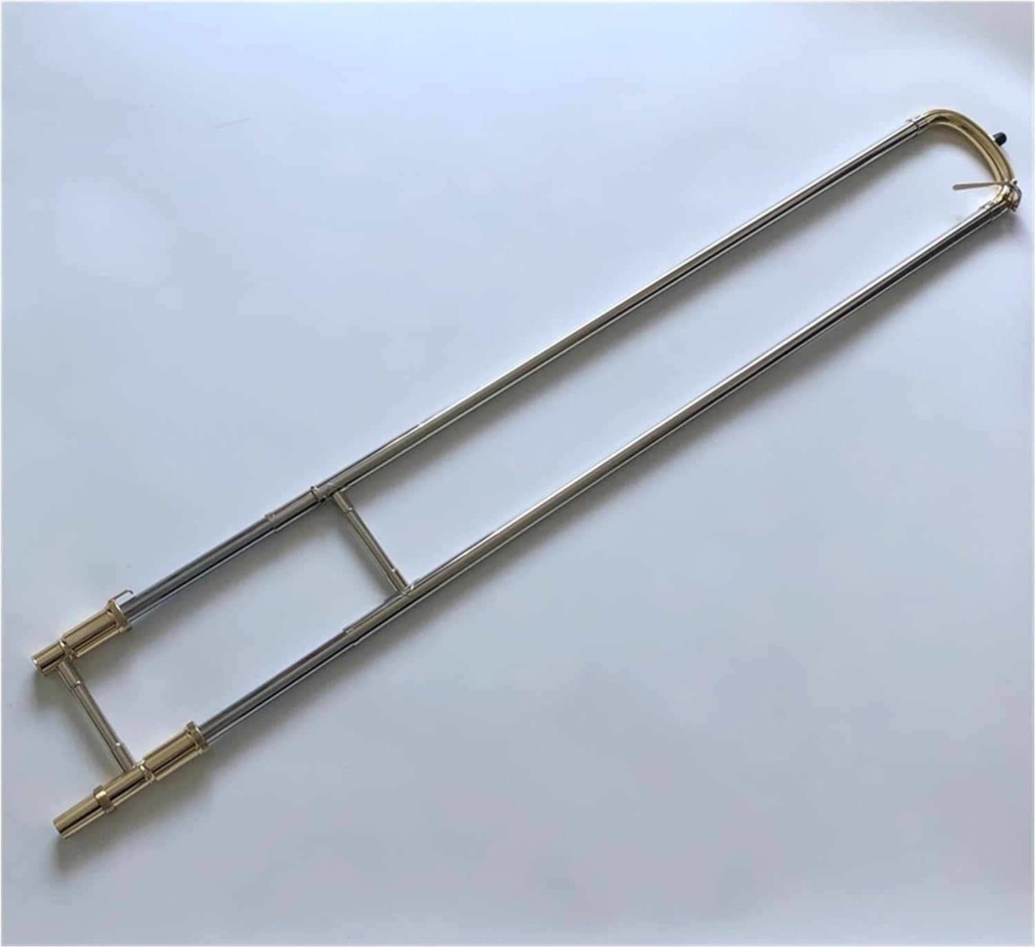 FLFL Student Trombone Professional B/F Tenor Trombone Phosphor Bronze Lacquered Gold with Accessories