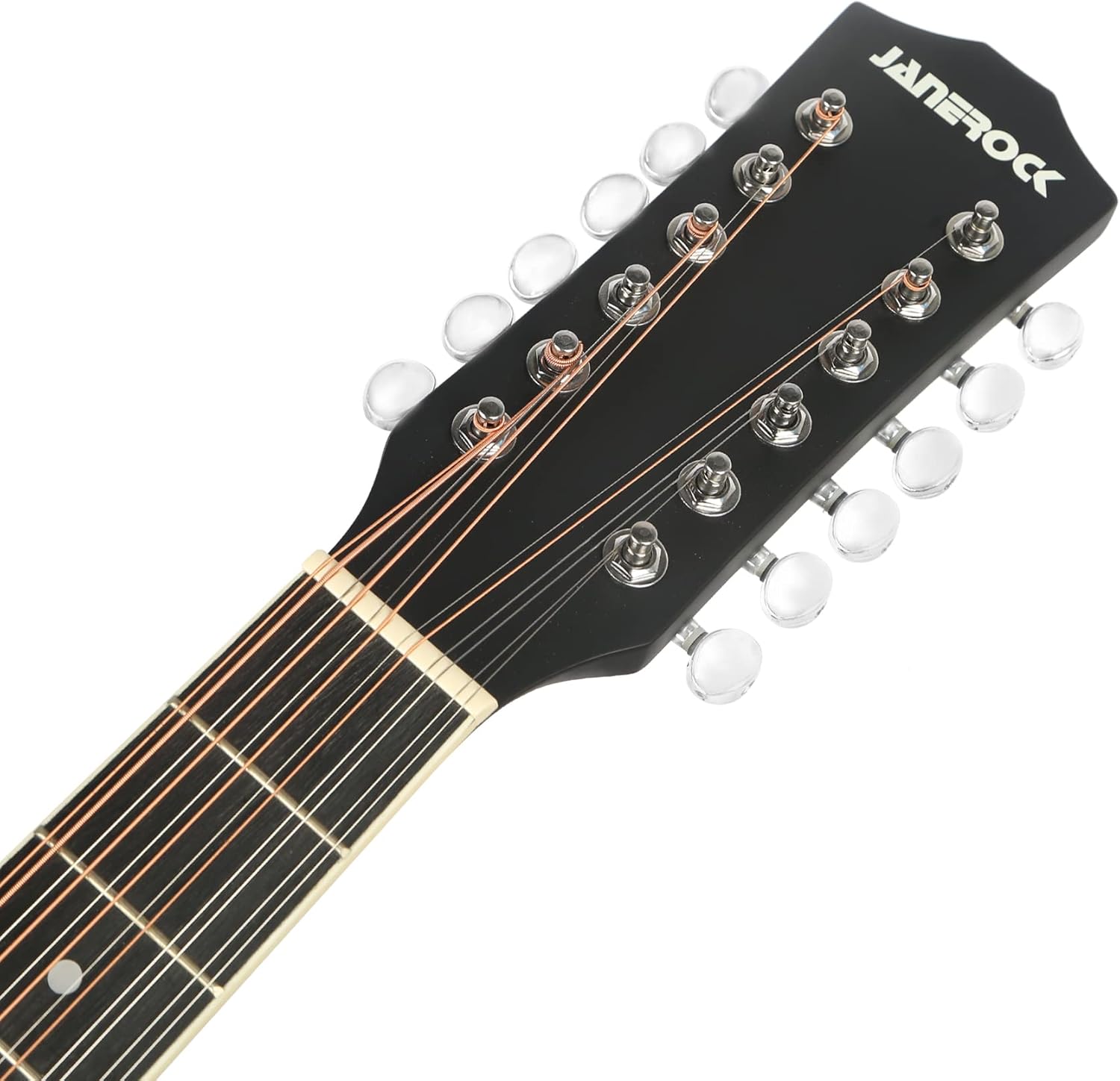 12 string Guitar 12 String Acoustic-Electric Guitar,Cutaway Guitar,Bundle with Gig Bag,Tuner,Strings,Strap, Picks