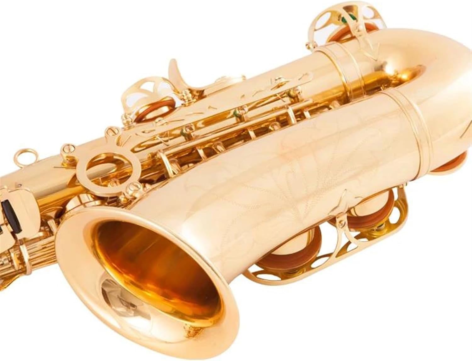 VBDEFRT Eb Saxophone Brass Plated Woodwind Instrument With Box (Color : Lavender)