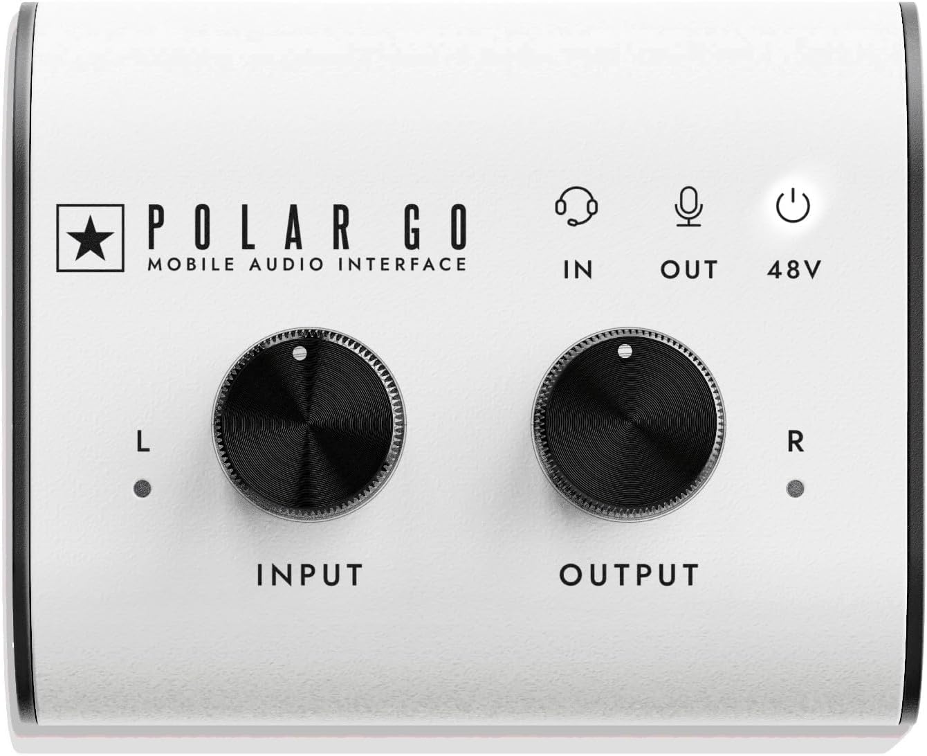 Blackstar Polar Go Mobile Audio Interface with ProCapture Stereo Mics, XLR/Instrument Input, and 6-Hour Battery Life