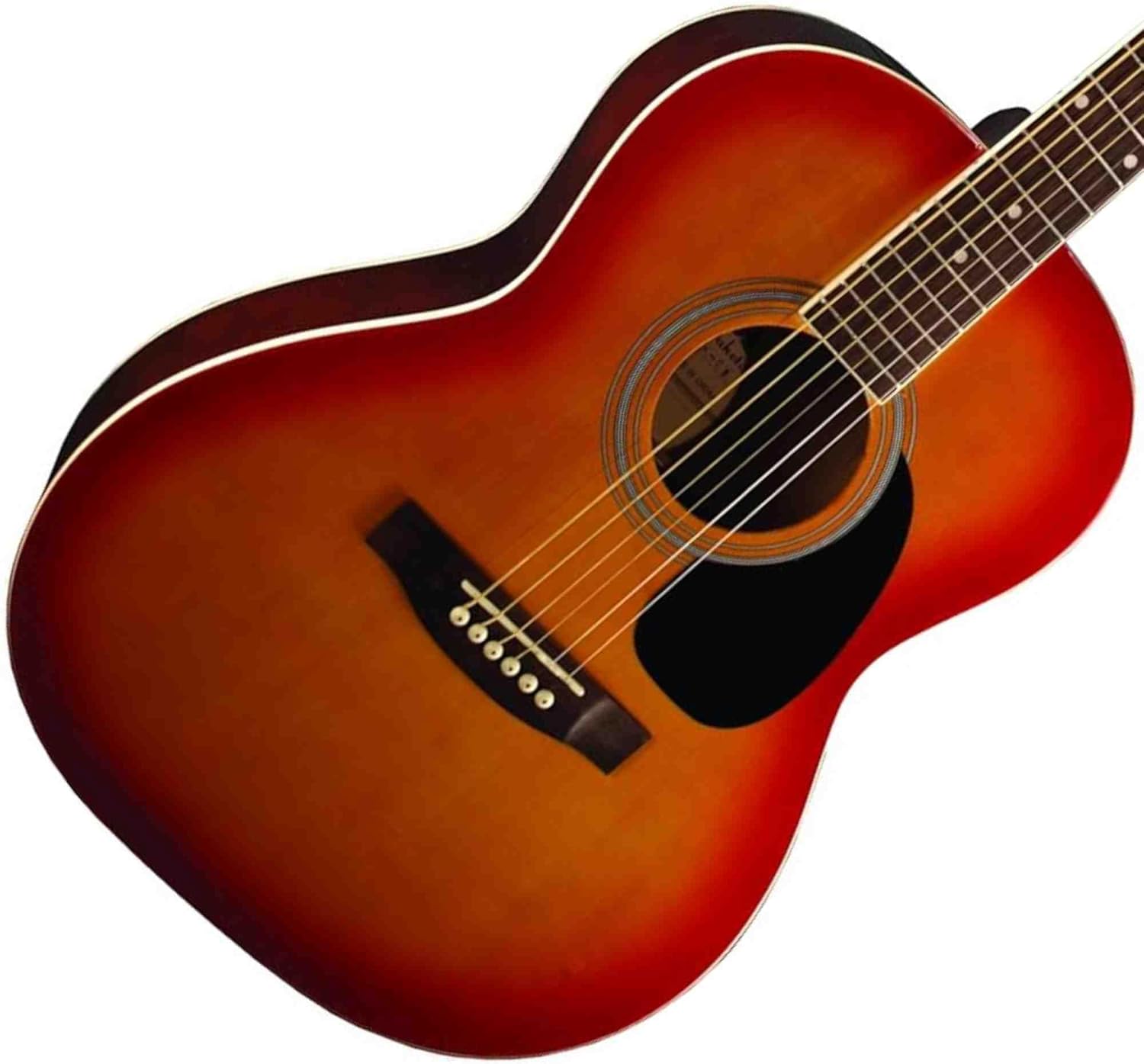 INDIANA 6 String Acoustic Guitar, Right, Cherry Sunburst (IDA-CB)