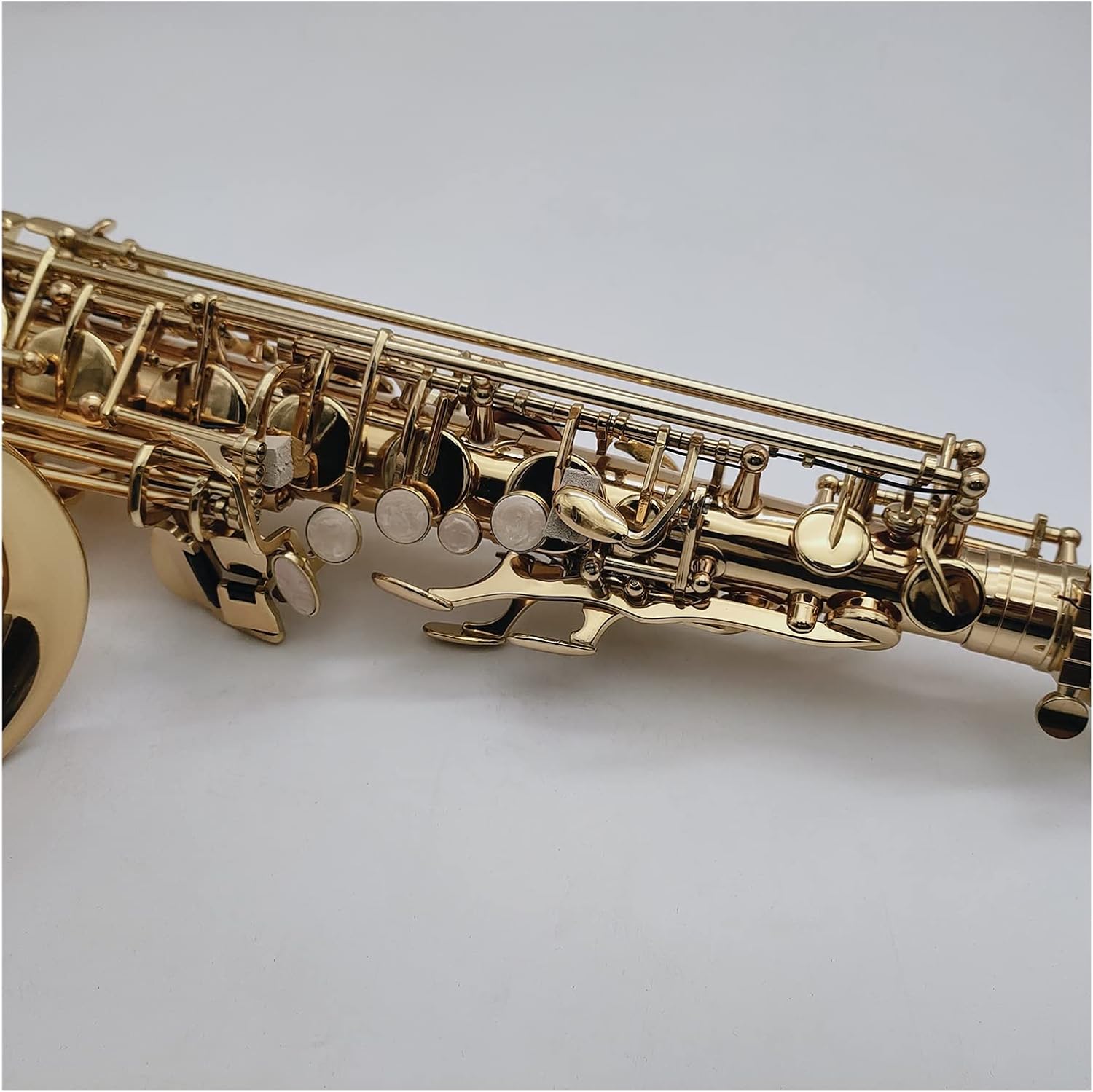 EB Tune Alto Saxophone E Flat Musical Instrument Brass Gold Lacquer Sax with Case and Accessories Student Saxophone