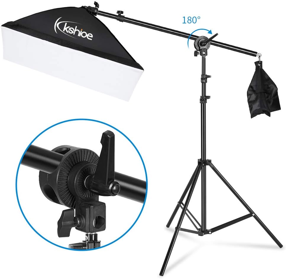 Photography Lighting Kit, 6.5x10feet/2x3m Backdrops Stand Support System, 5 in 1 reflectors, 1600w 5500k Umbrellas Softbox Continuous Lighting Kit for Portrait, Product and Video Shooting