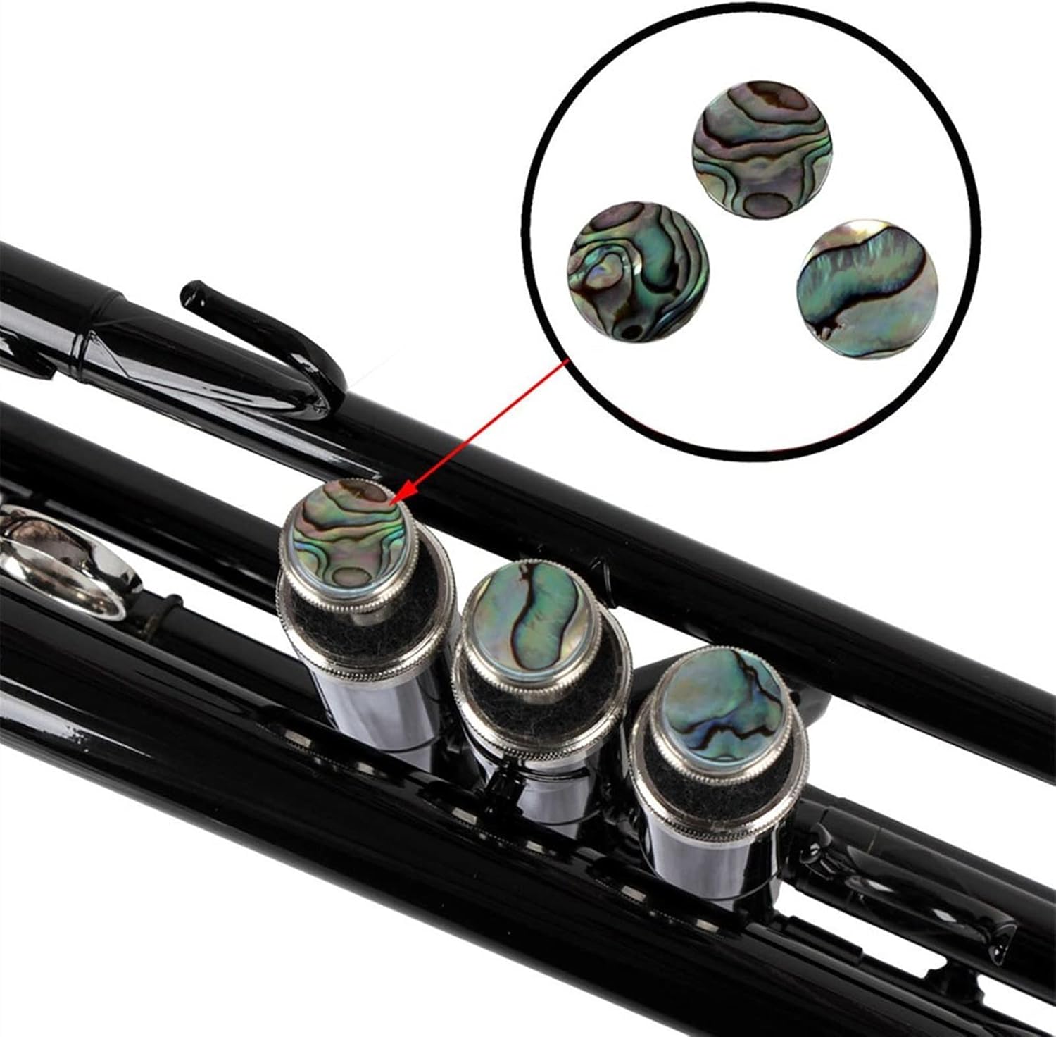 FLFL Student Trumpet Bb B Flat Trumpet Brass with Mouthpiece Carry Bag Tuner Mute Trumpet Stand Gloves Cleaning Tools Wind Instrument (Color : Dark Black)