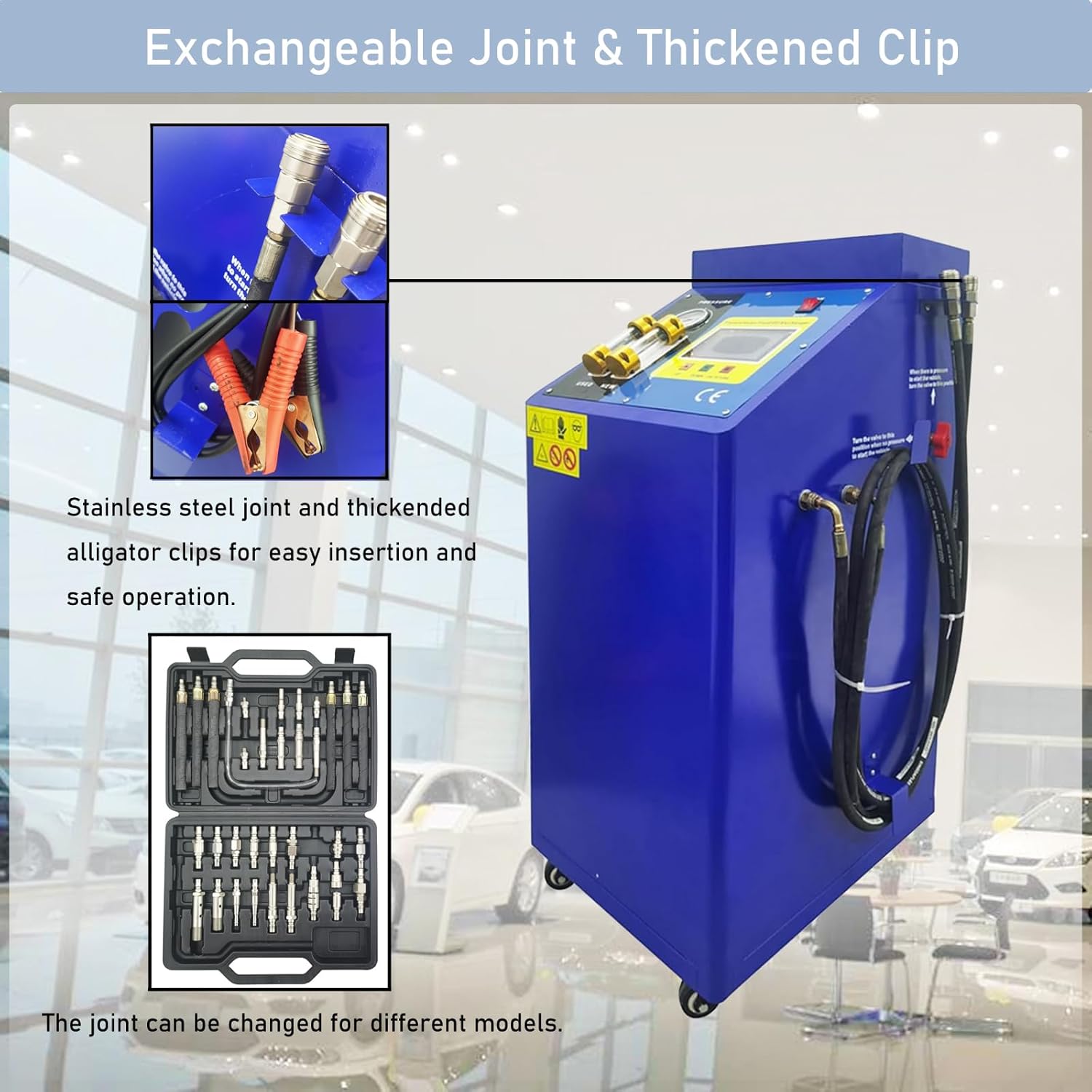 INTSUPERMAI Oil Flush Machine Auto DC12V Oil Changer Flush Cleaning Machine Automatic Transmission Fluid Exchanger Fluid Exchange Machine with Computer Control for Changing Oil