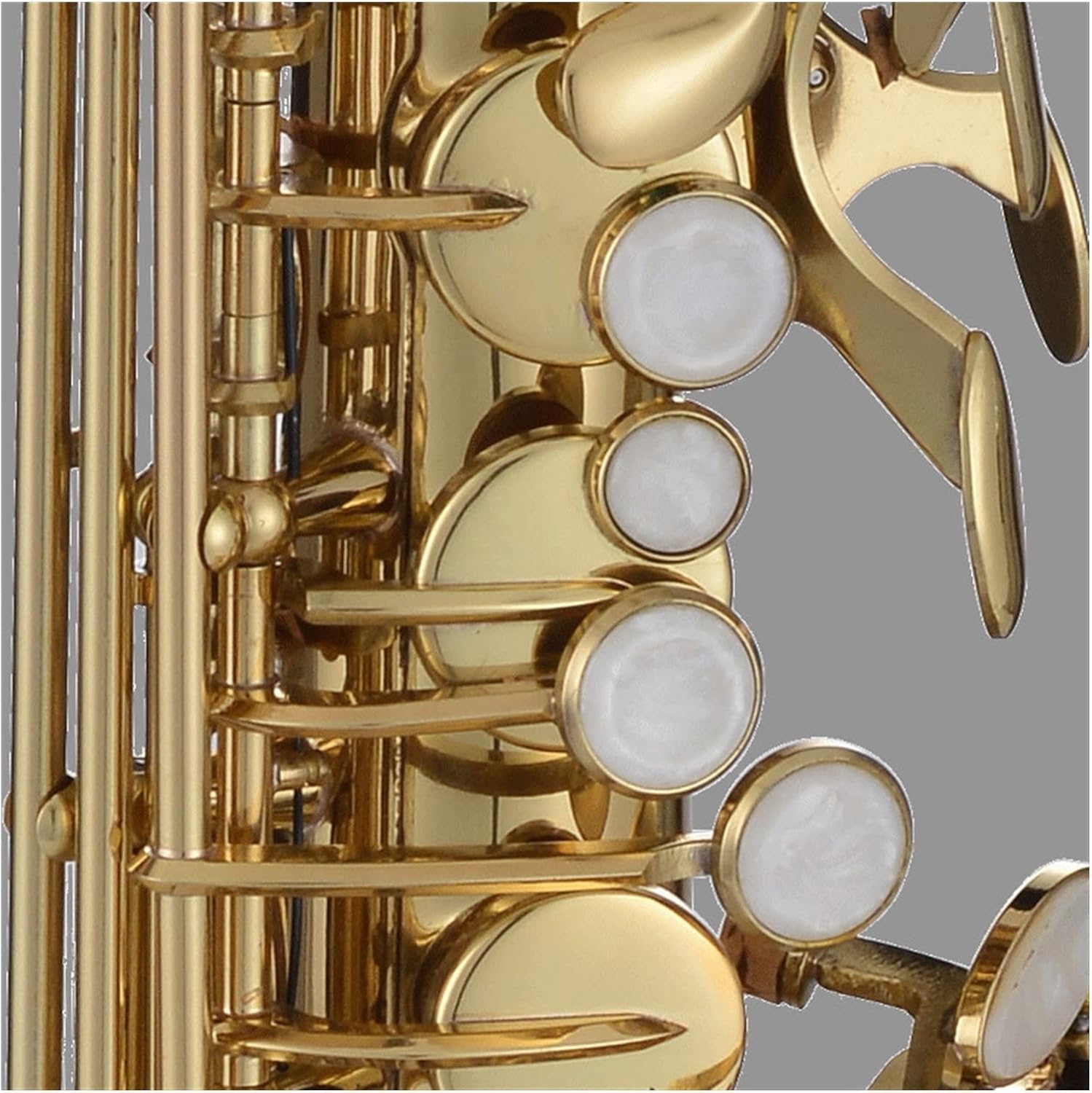 Drop-E Brass Alto Saxophone Natural Shell Button Wind Instrument Suitable for Beginners to Play Grade Test