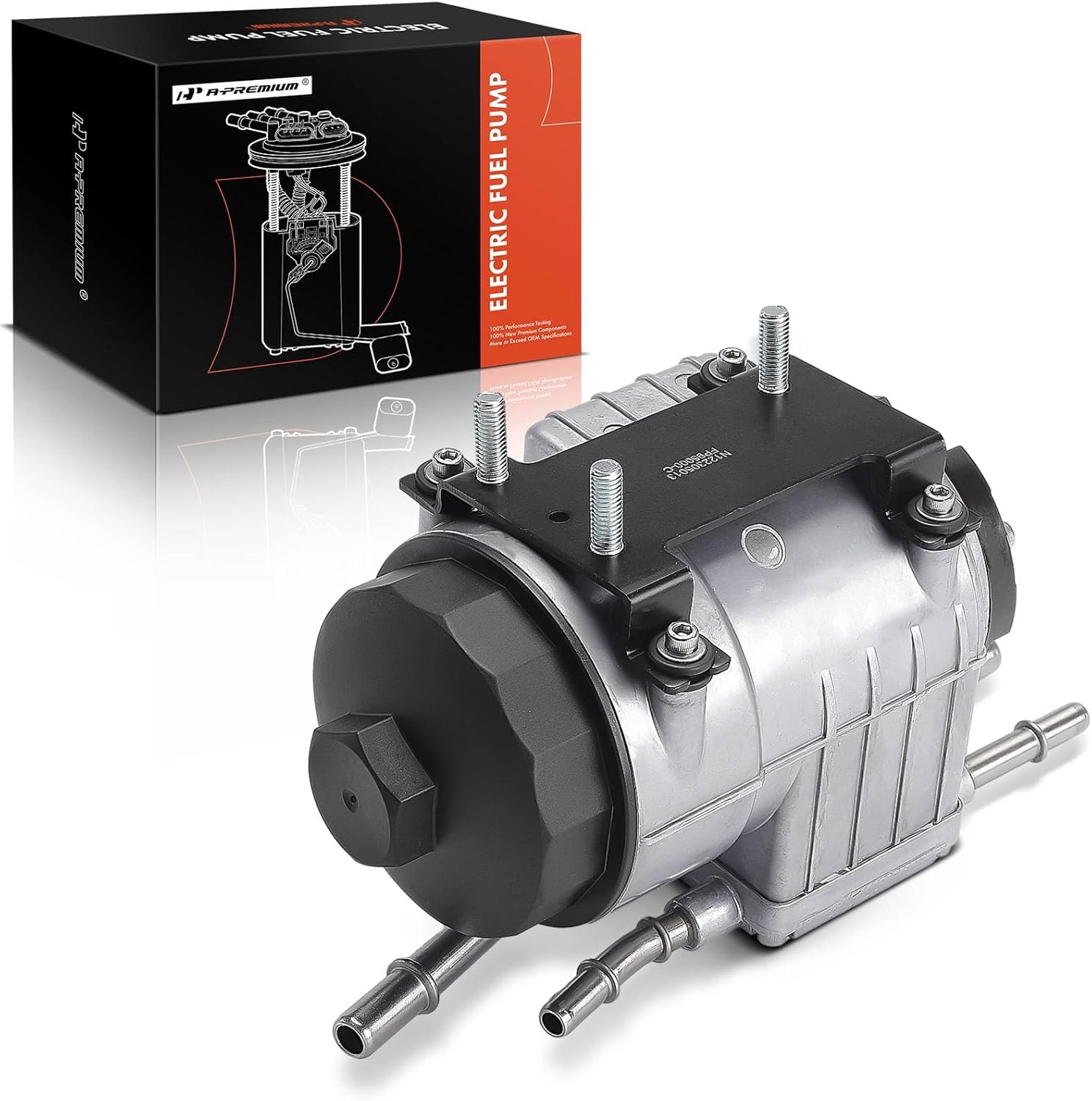 A-Premium Fuel Pump with Filter In-Line Compatible with Ford F-250 F-350 F-450 F-550 Super Duty, 2008 2009 2010, V8 6.4L, Diesel