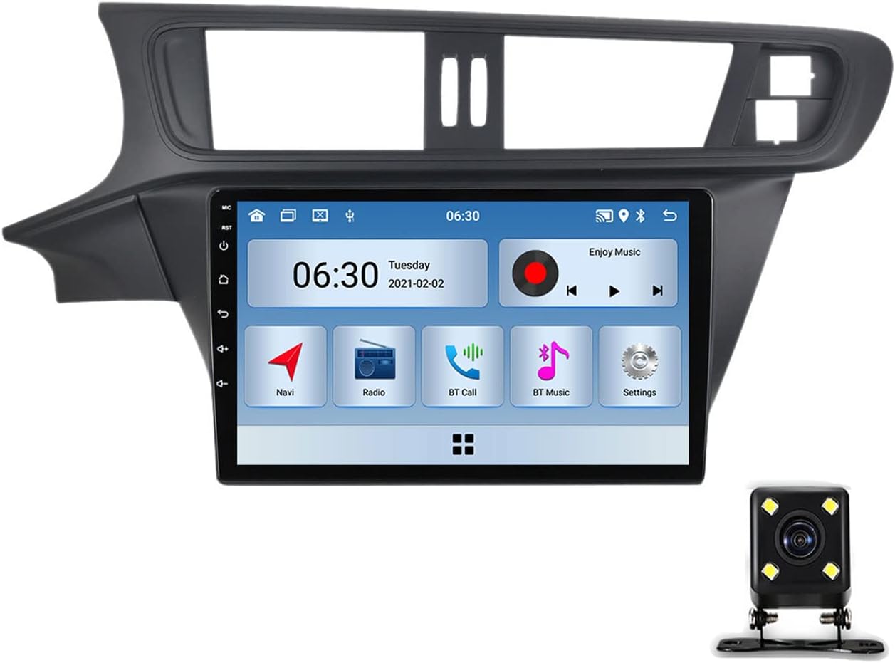 9 Inch Android Stereo Double Din Car Radio Touchscreen MP5 Player for Citroen C3-XR 2010-2018 Support Mirror Link/Carplay/Android Auto, Bluetooth/WiFi/USB, FM Car Audio Receivers