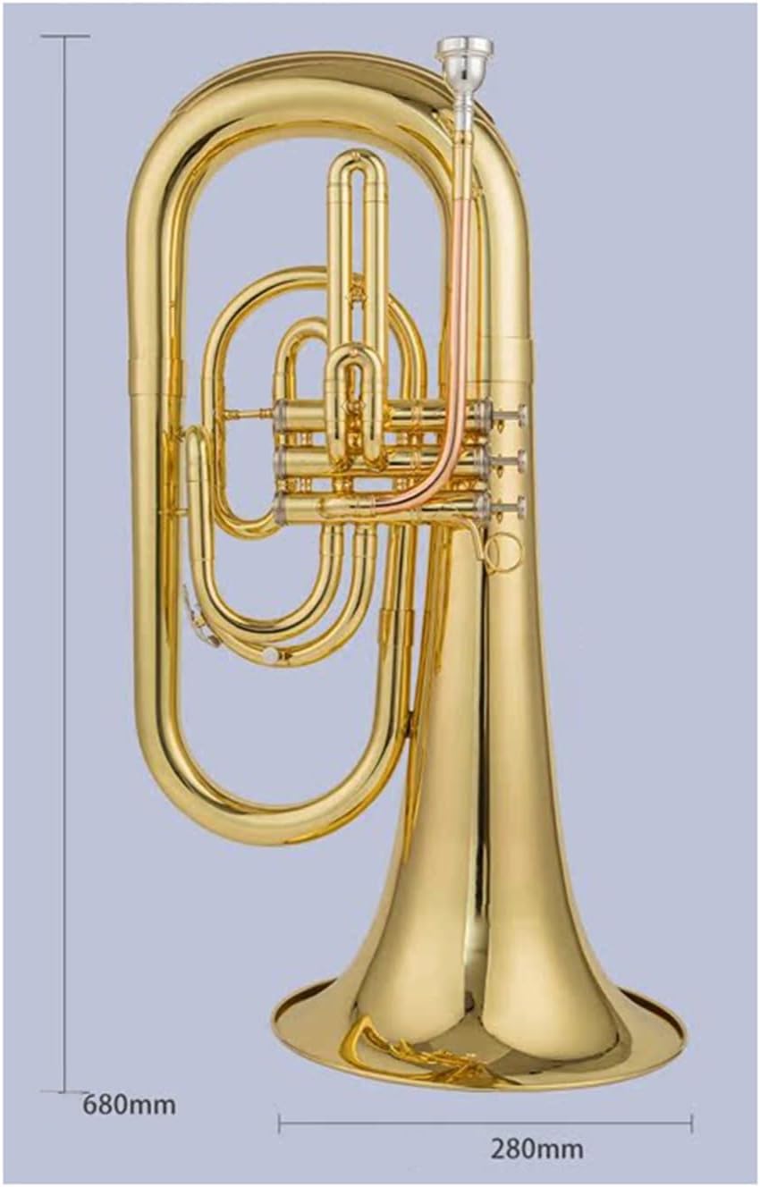 Euphonium Tenor Horn B Flat Major Instrument Beginner And Professional Performance Euphonium All-brass Instrument