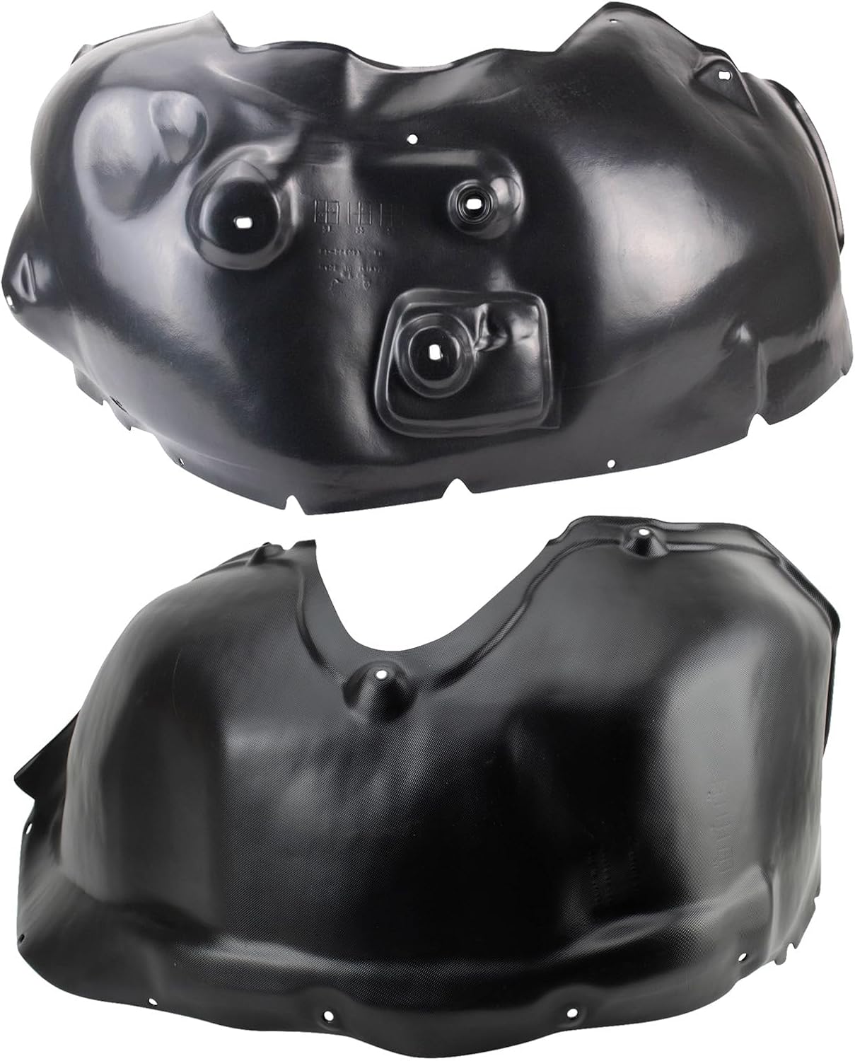 TRQ Front Inner Fender Liner Set Compatible with 2002 Dodge Ram 3500 CH1248130 CH1249104 CH1250124