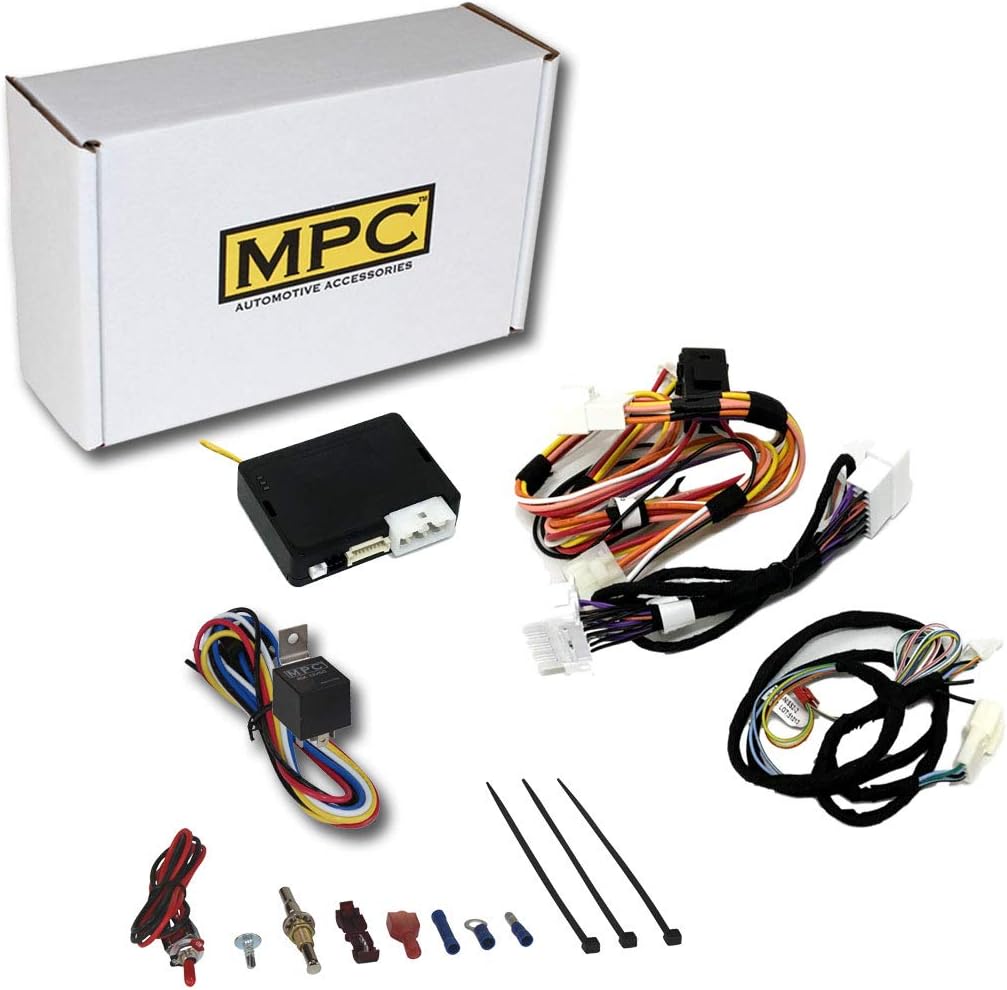 MPC Complete Factory Remote Activated Remote Start Kit Compatible with 2014-2015 Nissan Rogue Select Key-to-Start ONLY - with T-Harness - Firmware Preloaded
