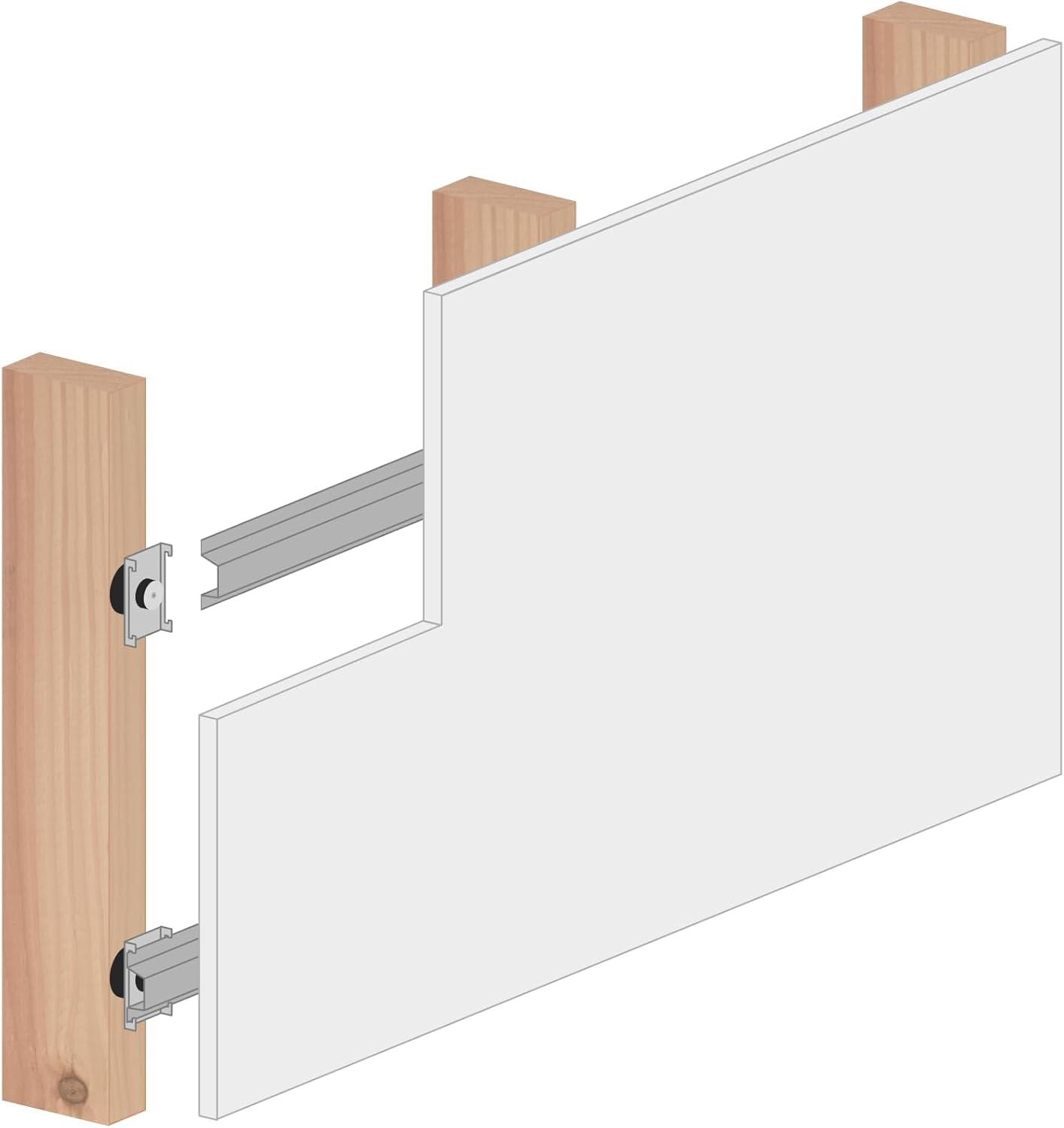 Premium Sound Isolation Clips - Pack of 200 - Ideal for Soundproofing Walls and Ceilings - Decouple Walls and Ceilings - Floating Room - Home, Office, Recording Studio, Apartments (200)