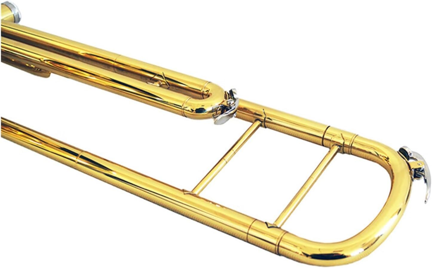 Adult Trombone Instrument C Key Trombone Lacquered Brass Three Bowstring Instrument