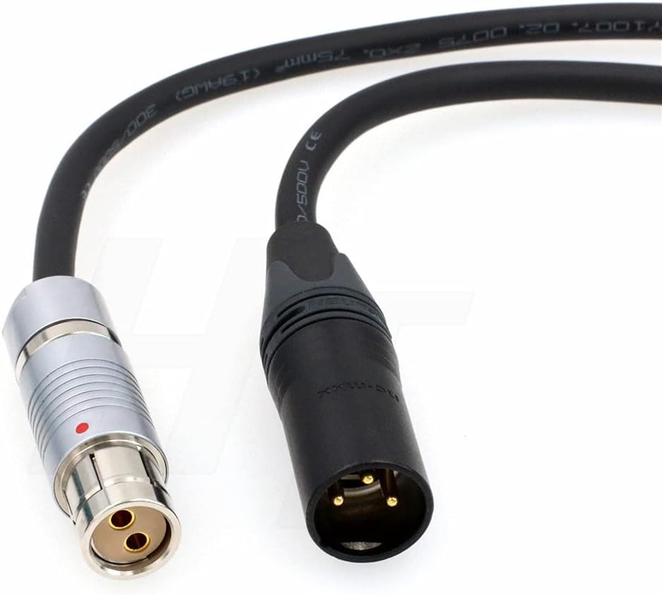 XLR 3 Pin 24V Power Cable for ARRI Alexa SXT XT LF Classic Camera 2 Pin Female 10'