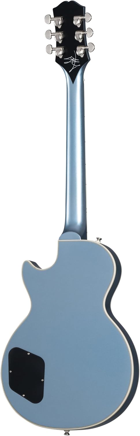 Epiphone JJ Nichols Blues Power Les Paul Custom. Pelham Blue with Case