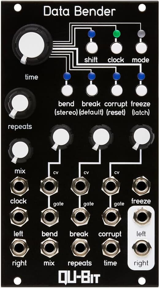 Inc. Qu-Bit Data Bender Circuit Bent Audio Buffer Eurorack Synth Module
