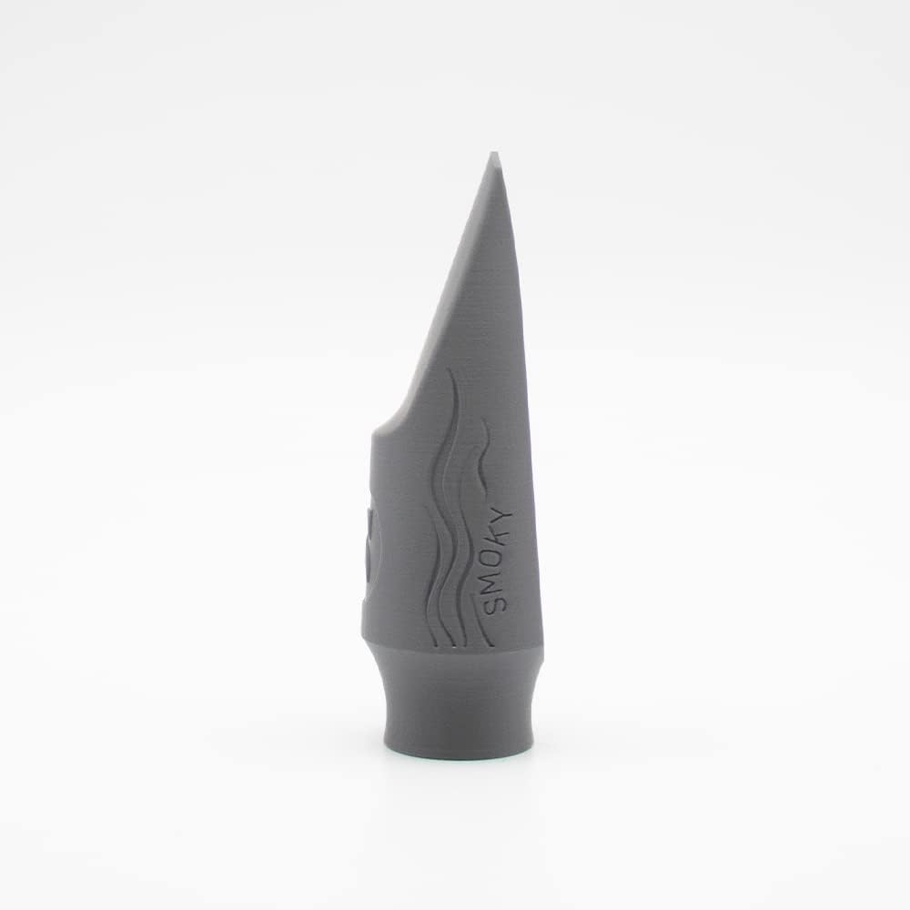 Syos Alto Saxophone Mouthpiece, Smoky Model, Improve the Sound of your Alto Sax with this Easy-To-Play, Dark and Warm Alto Mouthpiece (6 - Anthracite Gray, 6)