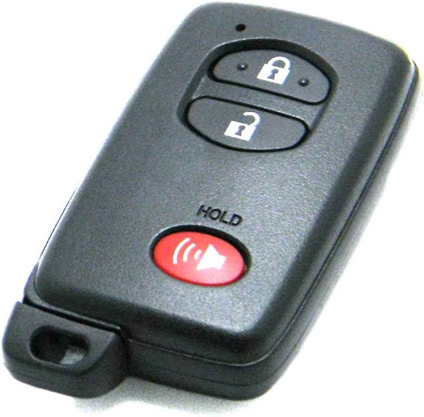 OEM Electronic 3-Button Smart Key Fob Remote Compatible with 2008-2013 Toyota Highlander (FCC ID: HYQ14AAB, P/N: 89904-48100)