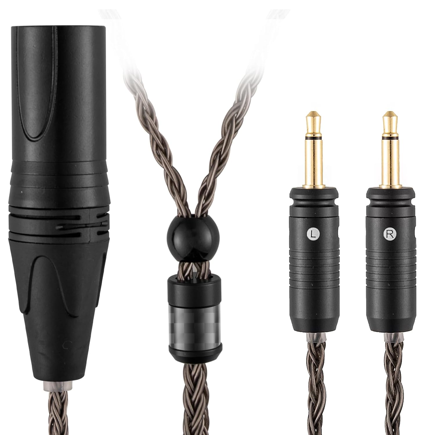4 Pin XLR Balanced Headphone Cable Compatible with Focal Clear MG, Stellia, Celestee, Elear, Elegia, Elex, Radiance 16 Core Upgrade Replacement Cord (with 4 Pin XLR Balanced, 3Meters/10ft)