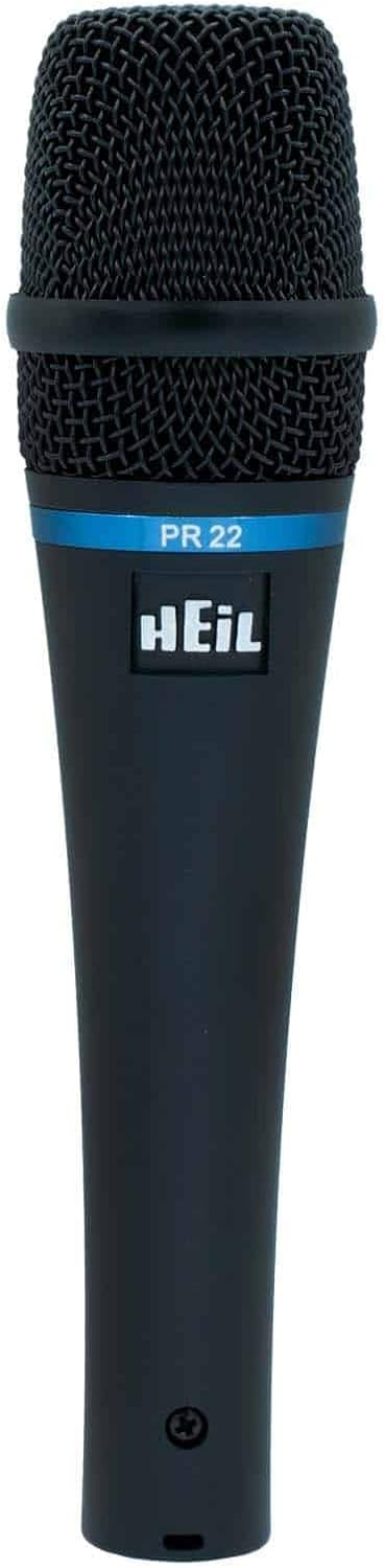 Heil Sound PR 22 UT Dynamic Utility Microphone for Live Music, Podcast, and Recording (Black)