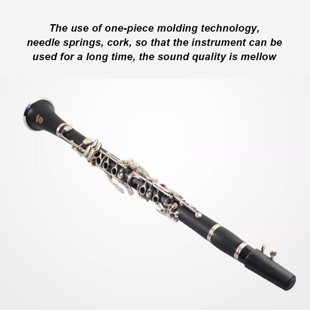 B Flat Clarinet Instrument, Clarinet Instrument, Beginners Examination Instrument, Band Treble Playing Instrument
