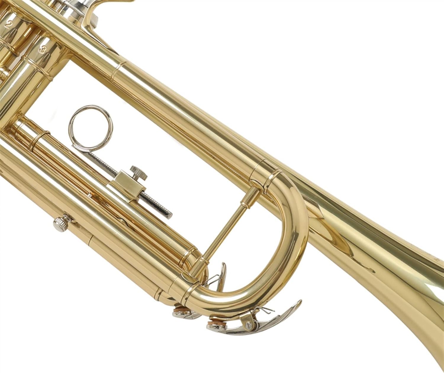 Standard Trumpet Trumpet Bb Flat Brass Exquisite Durable Trompete Musical Instrument with Mouthpiece Gloves Case Beginner Trumpet