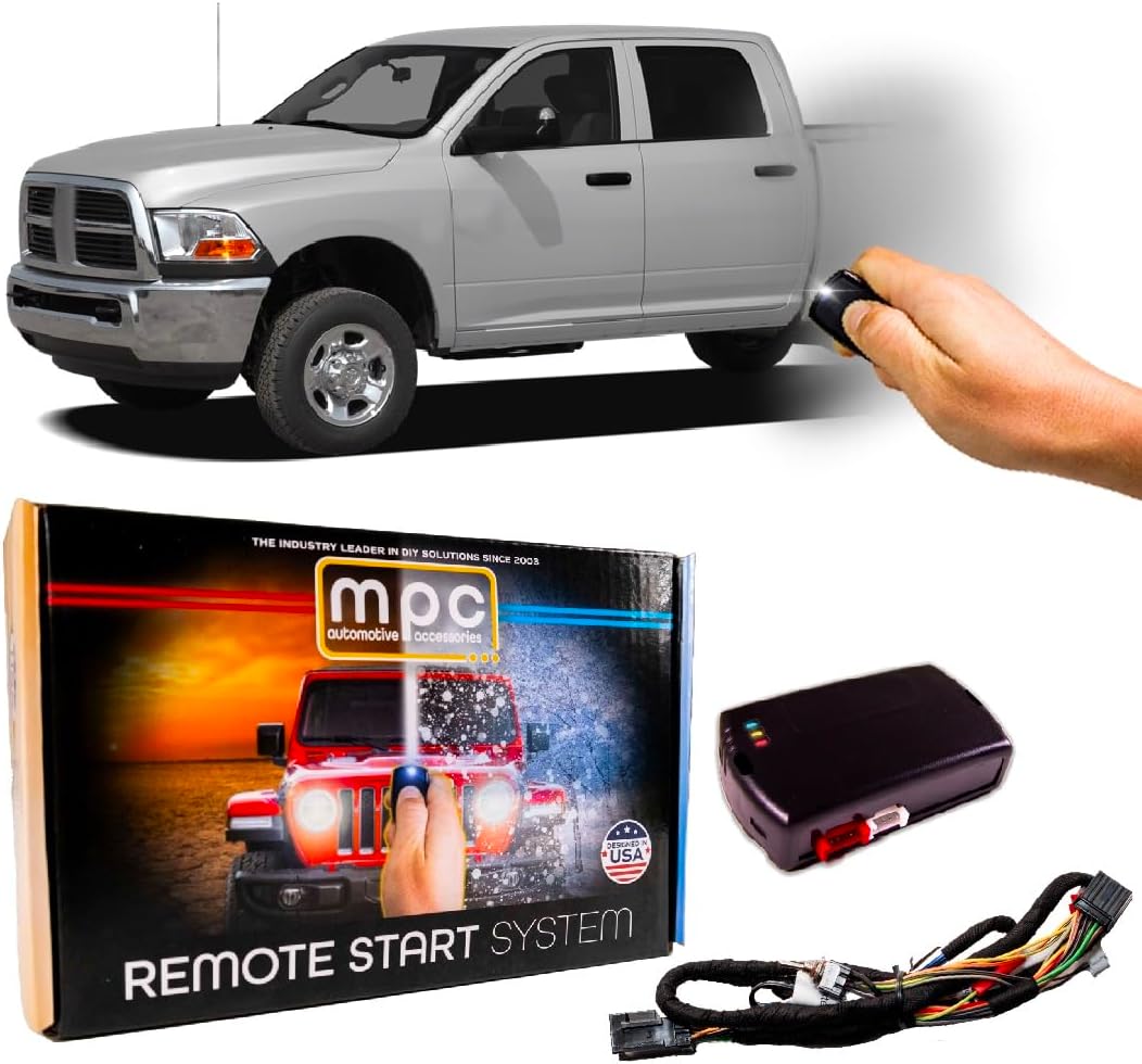 MPC Factory Remote Activated Remote Start Compatible with 2011-2012 RAM 2500 - Gas/Diesel - Plug & Play